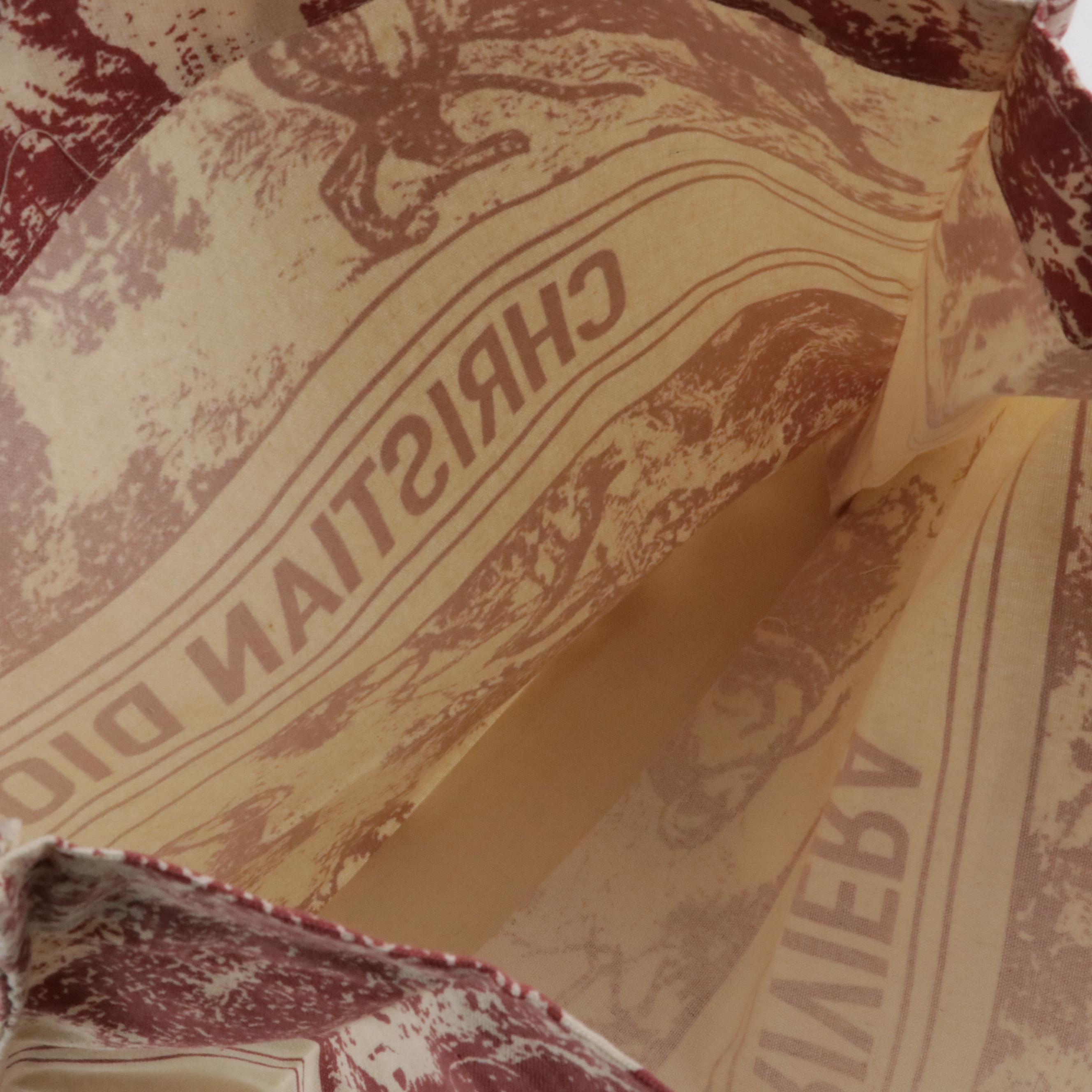 Christian Dior Dioriviera Toile Canvas Shopper Tote