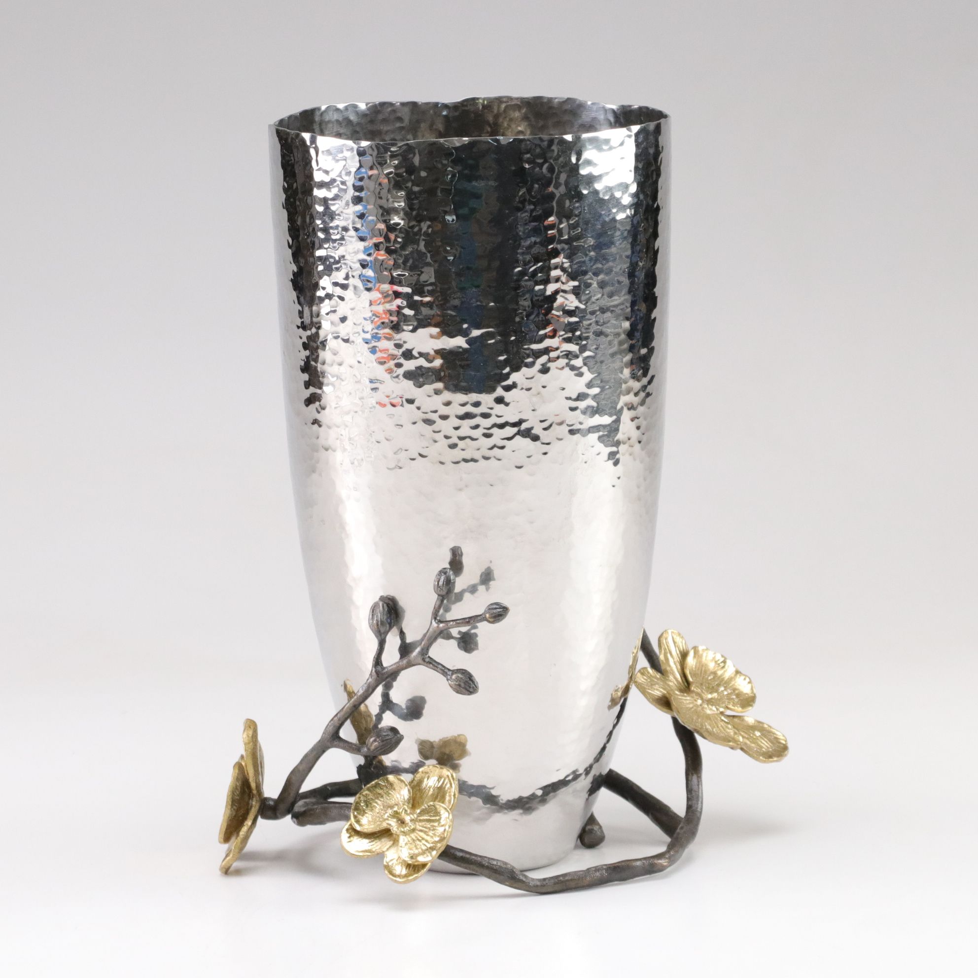 Michael Aram "Gold Orchid" Mixed Metal Vase