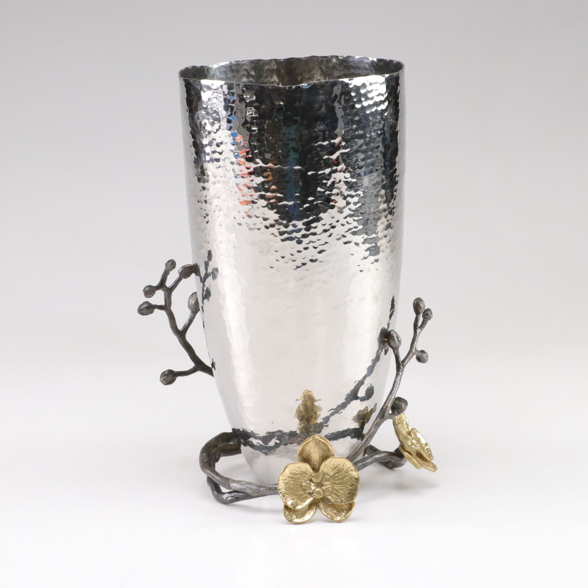 Michael Aram "Gold Orchid" Mixed Metal Vase