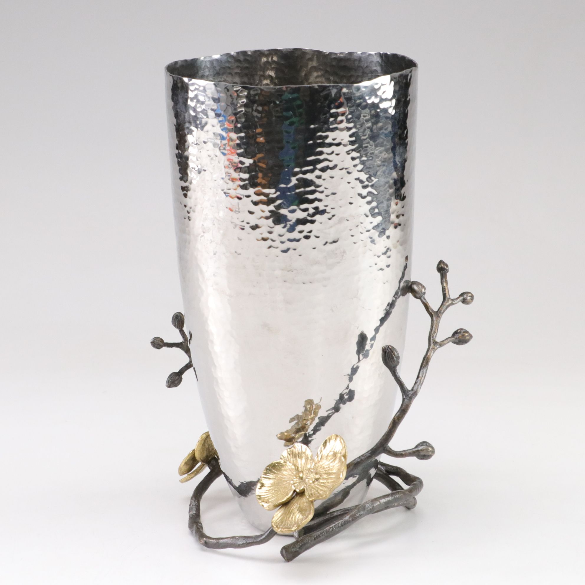 Michael Aram "Gold Orchid" Mixed Metal Vase