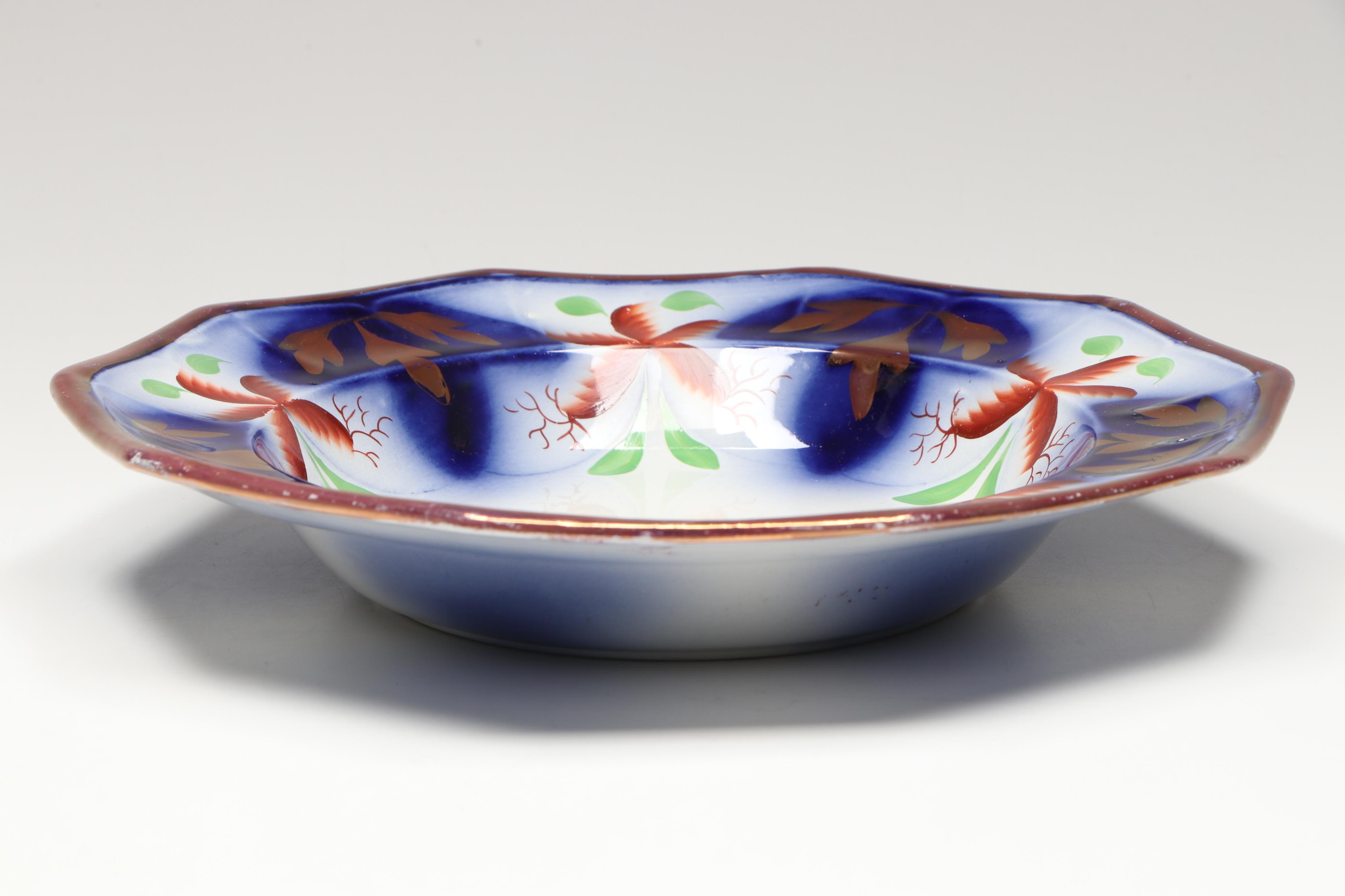 Edward Walley with Seeing Eye and Other Gaudy Welsh Tableware