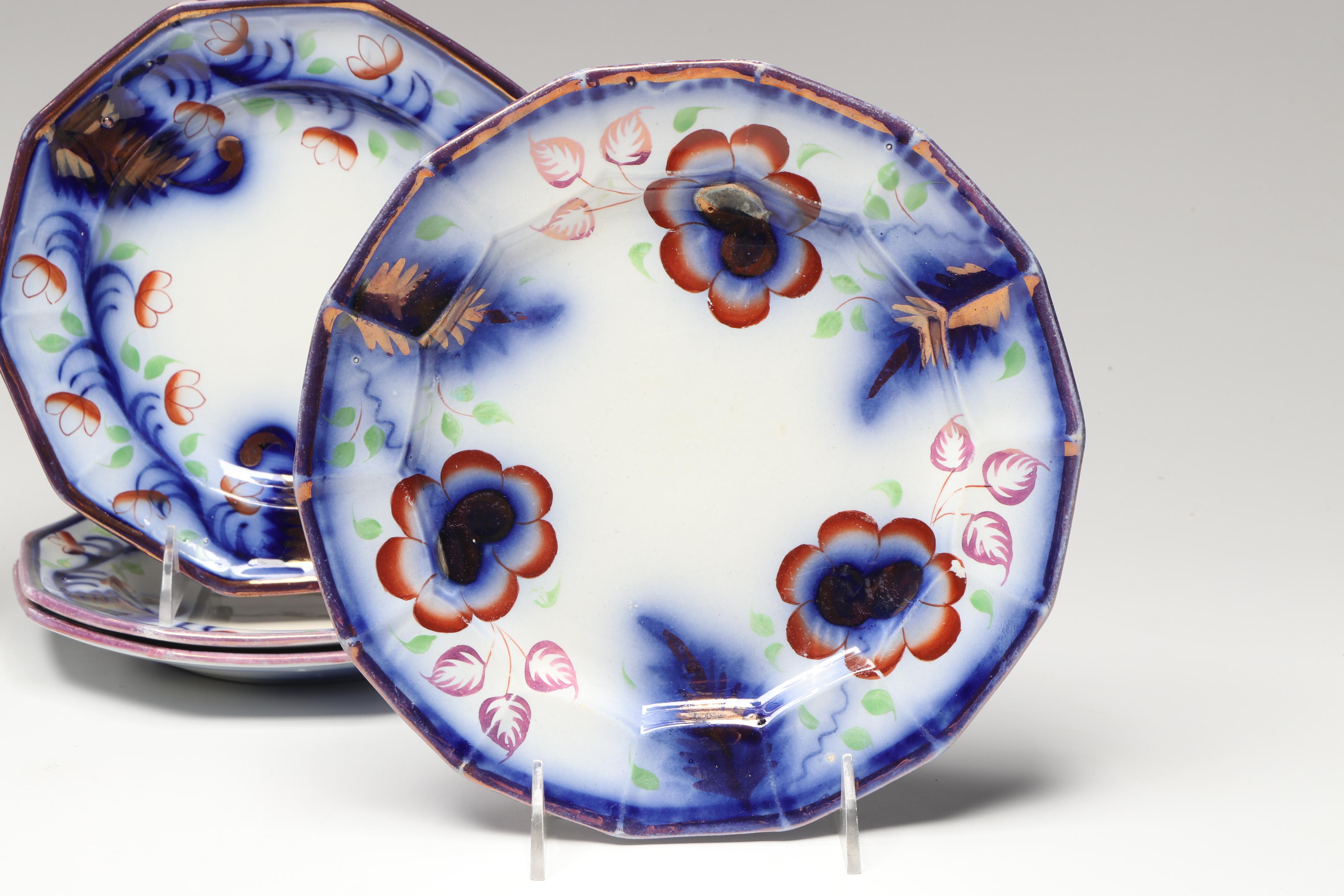 Edward Walley with Seeing Eye and Other Gaudy Welsh Tableware