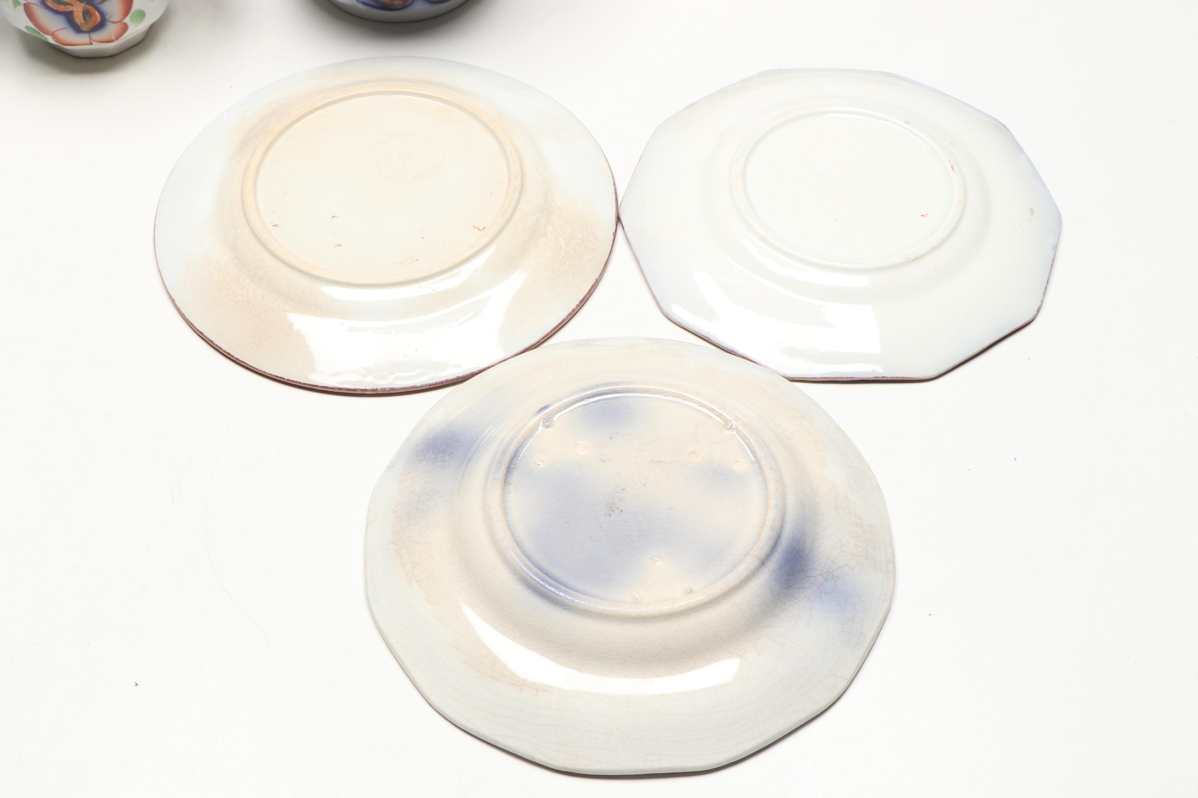 Edward Walley with Seeing Eye and Other Gaudy Welsh Tableware