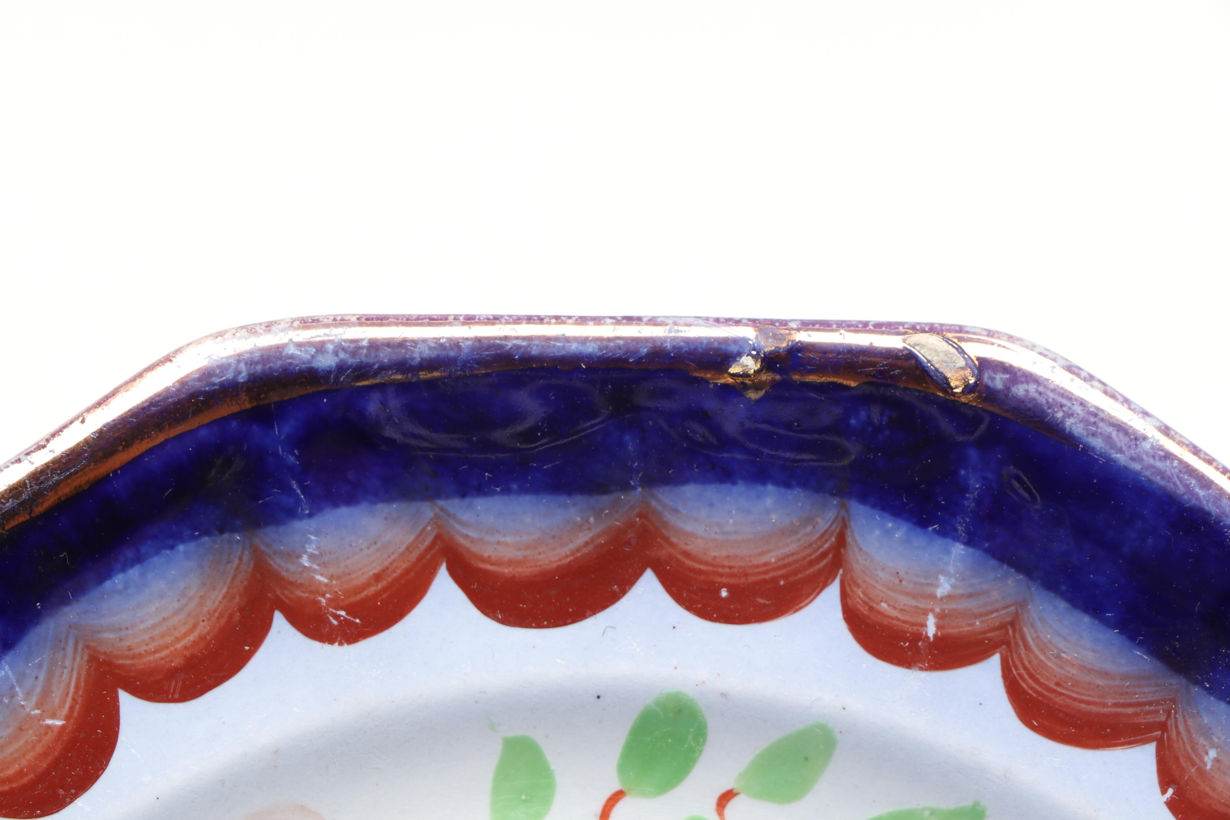 Edward Walley with Seeing Eye and Other Gaudy Welsh Tableware