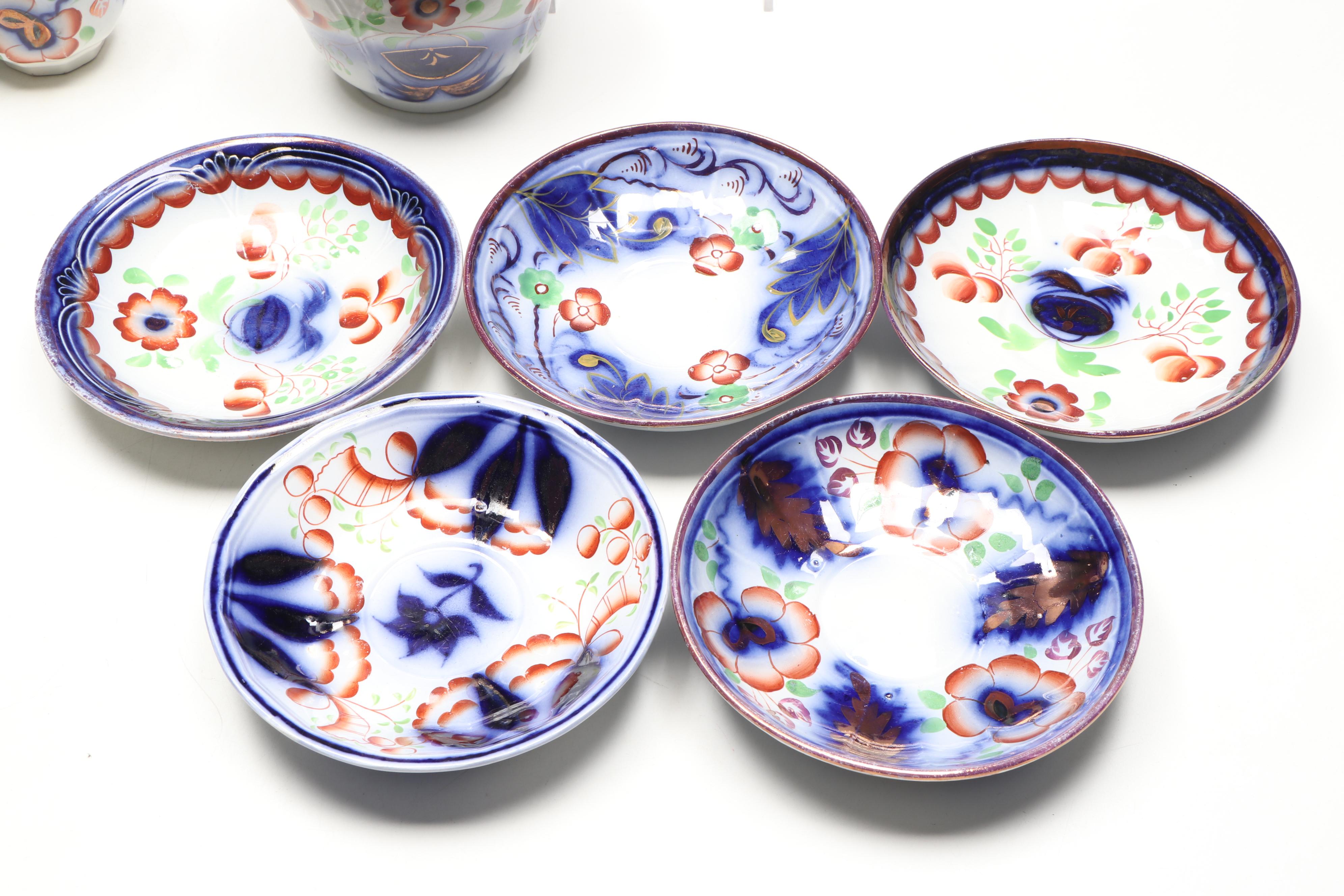 Edward Walley with Seeing Eye and Other Gaudy Welsh Tableware