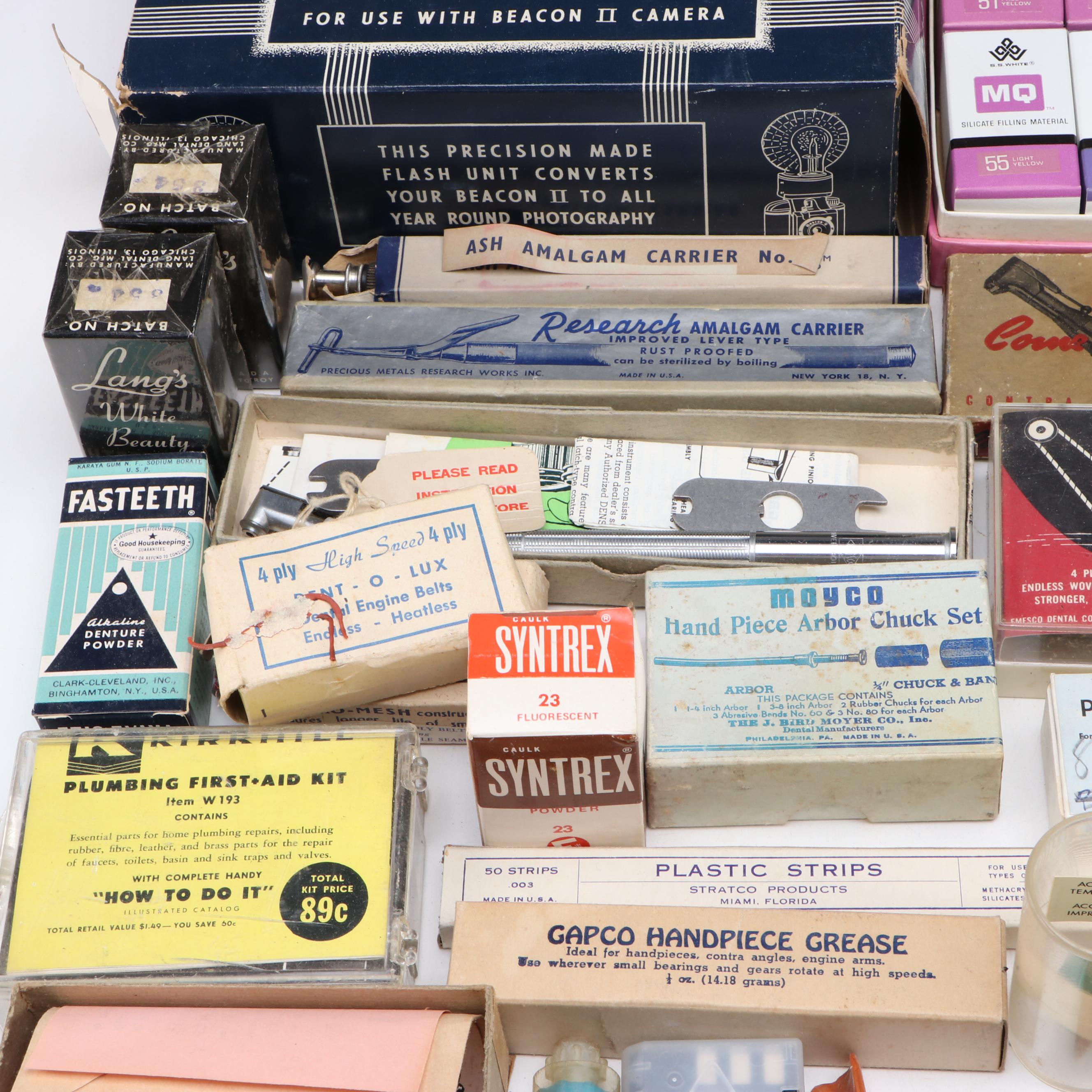 Beacon II Flash Unit with Amalgam Carriers, Tooth Alloys and More Dental Tools