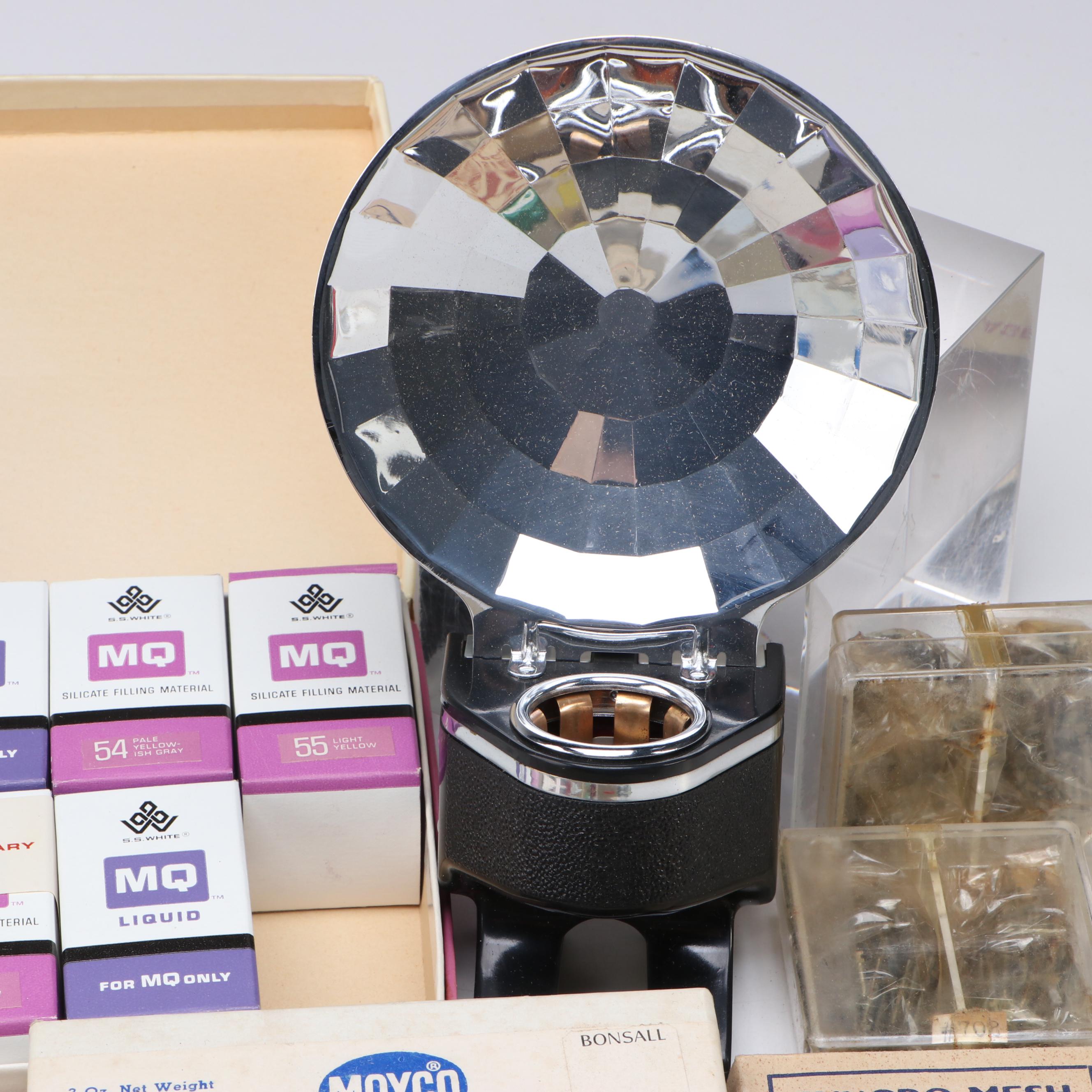 Beacon II Flash Unit with Amalgam Carriers, Tooth Alloys and More Dental Tools