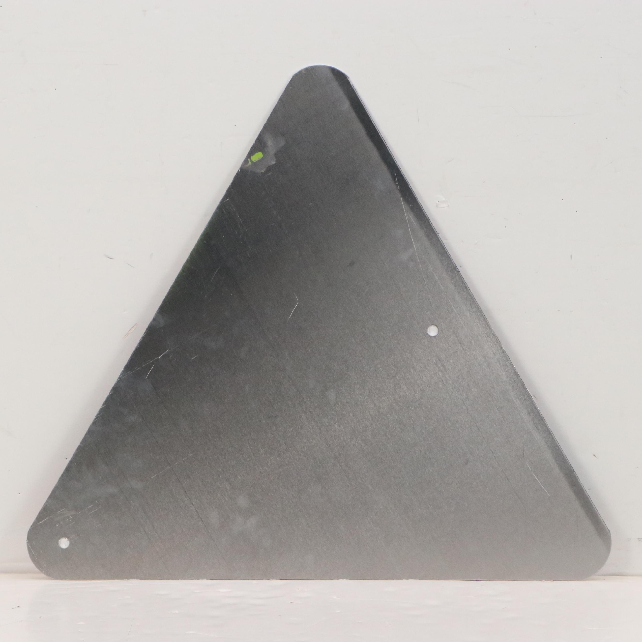 E.M. Zax Spray and Splatter Painted Yield Sign