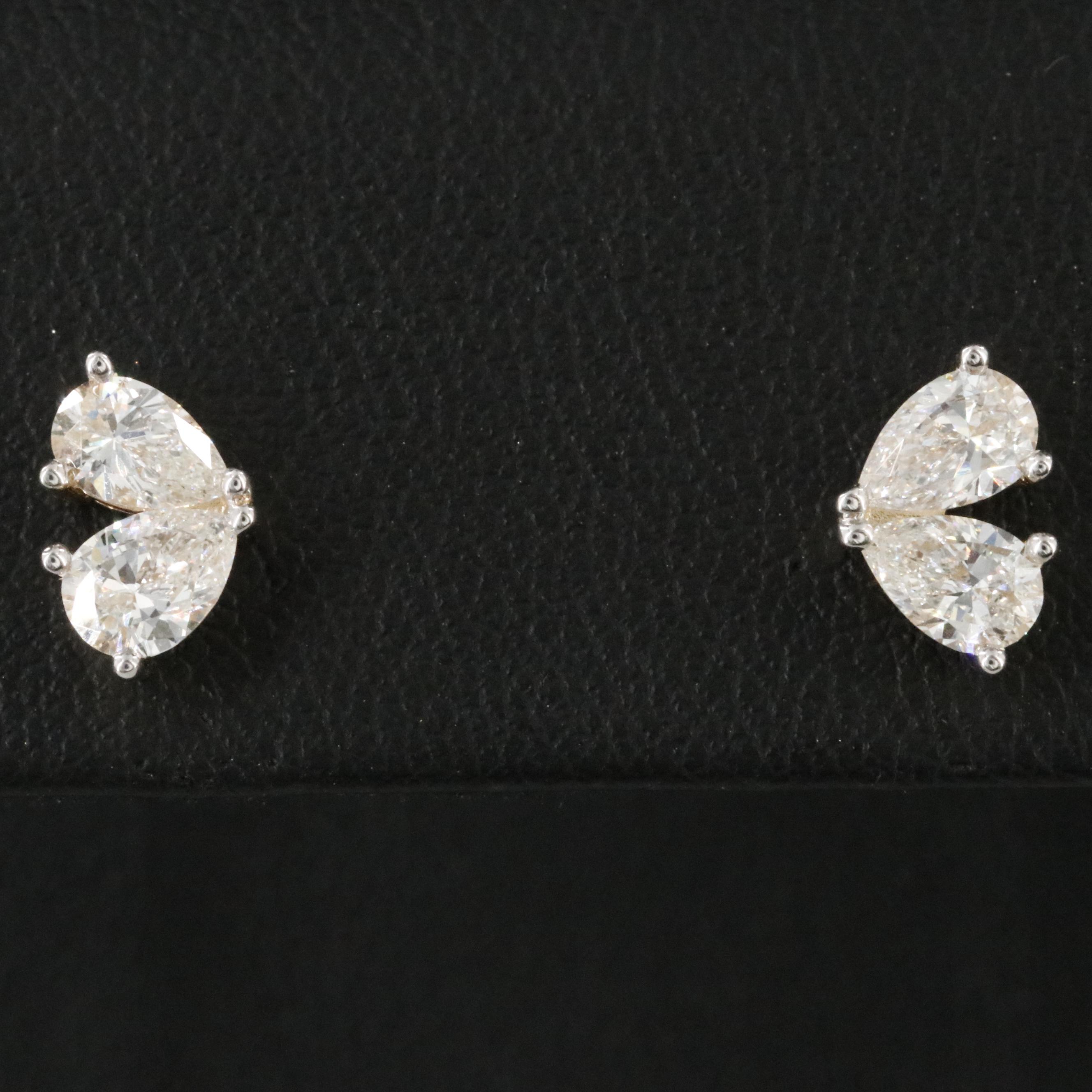 14K 1.00 CTW Lab Grown Diamond Earrings