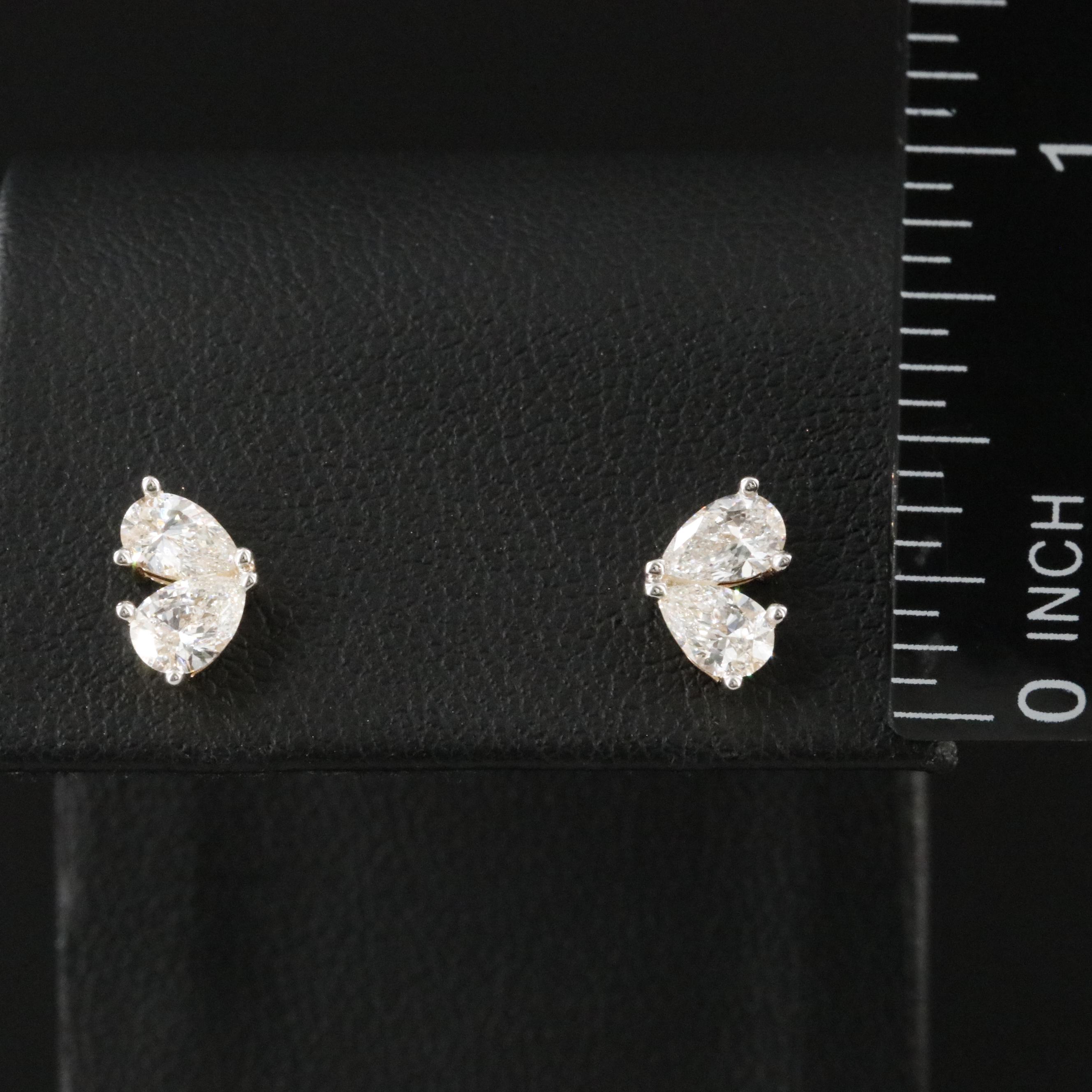 14K 1.00 CTW Lab Grown Diamond Earrings