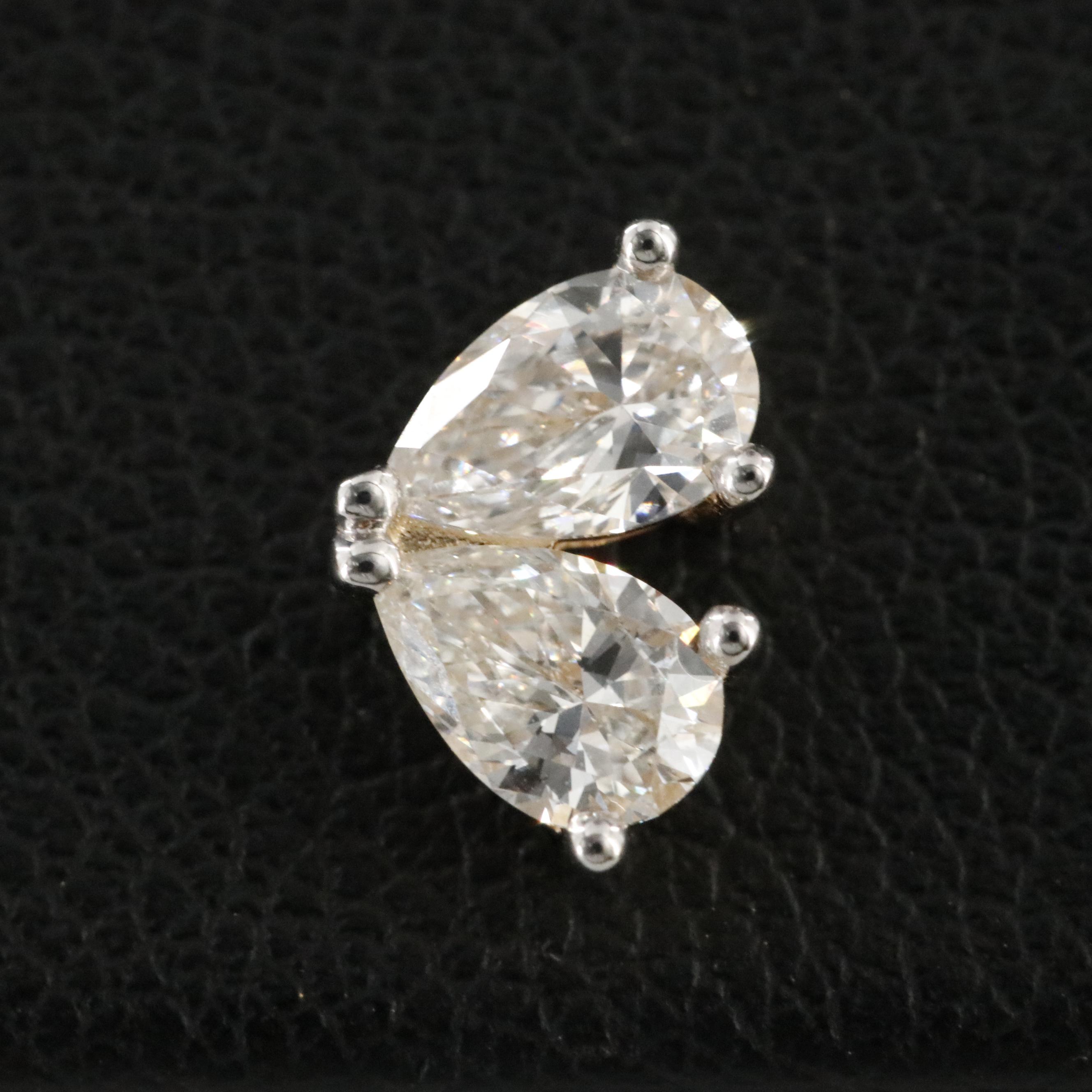 14K 1.00 CTW Lab Grown Diamond Earrings