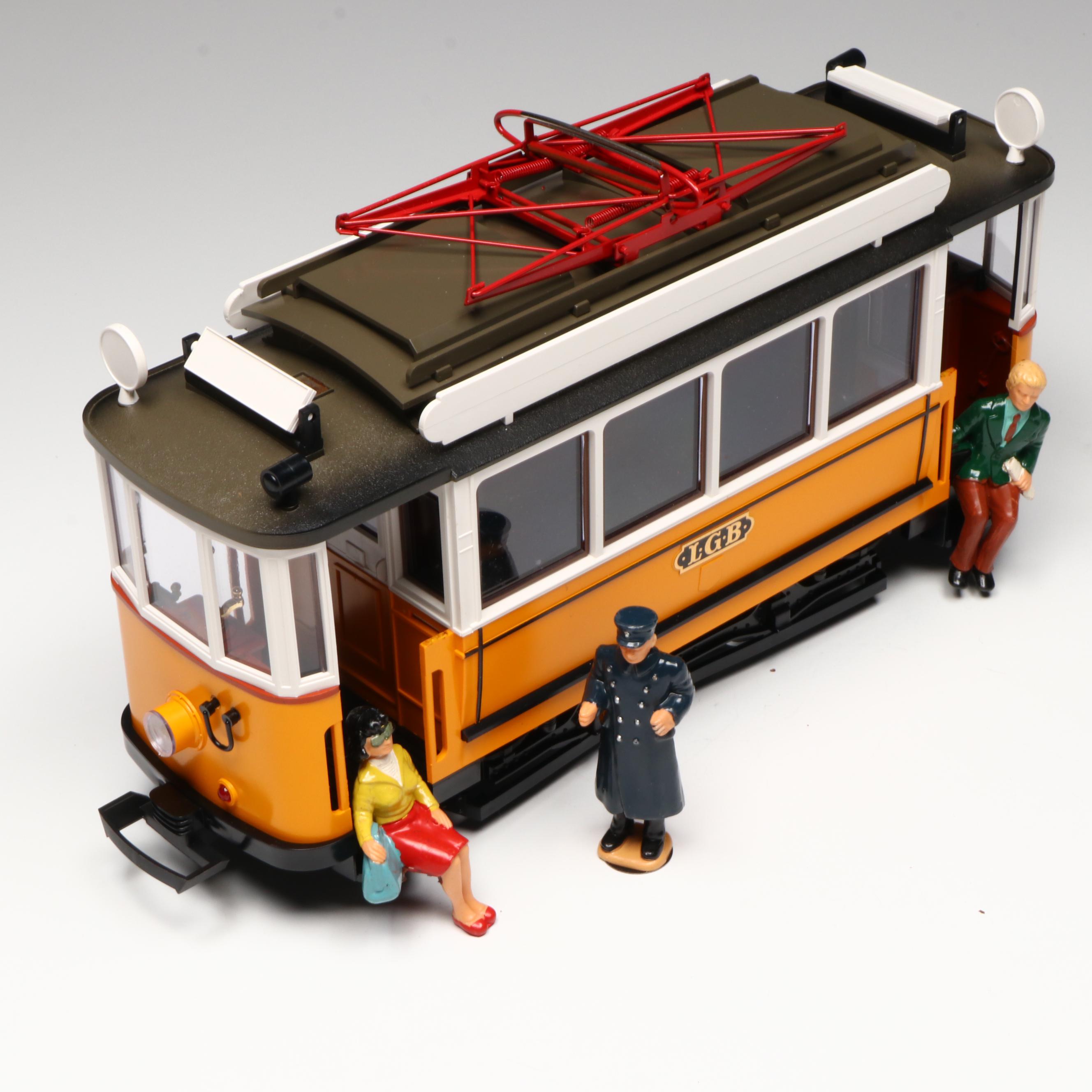 LGB G Scale 2035 Yellow Trolley
