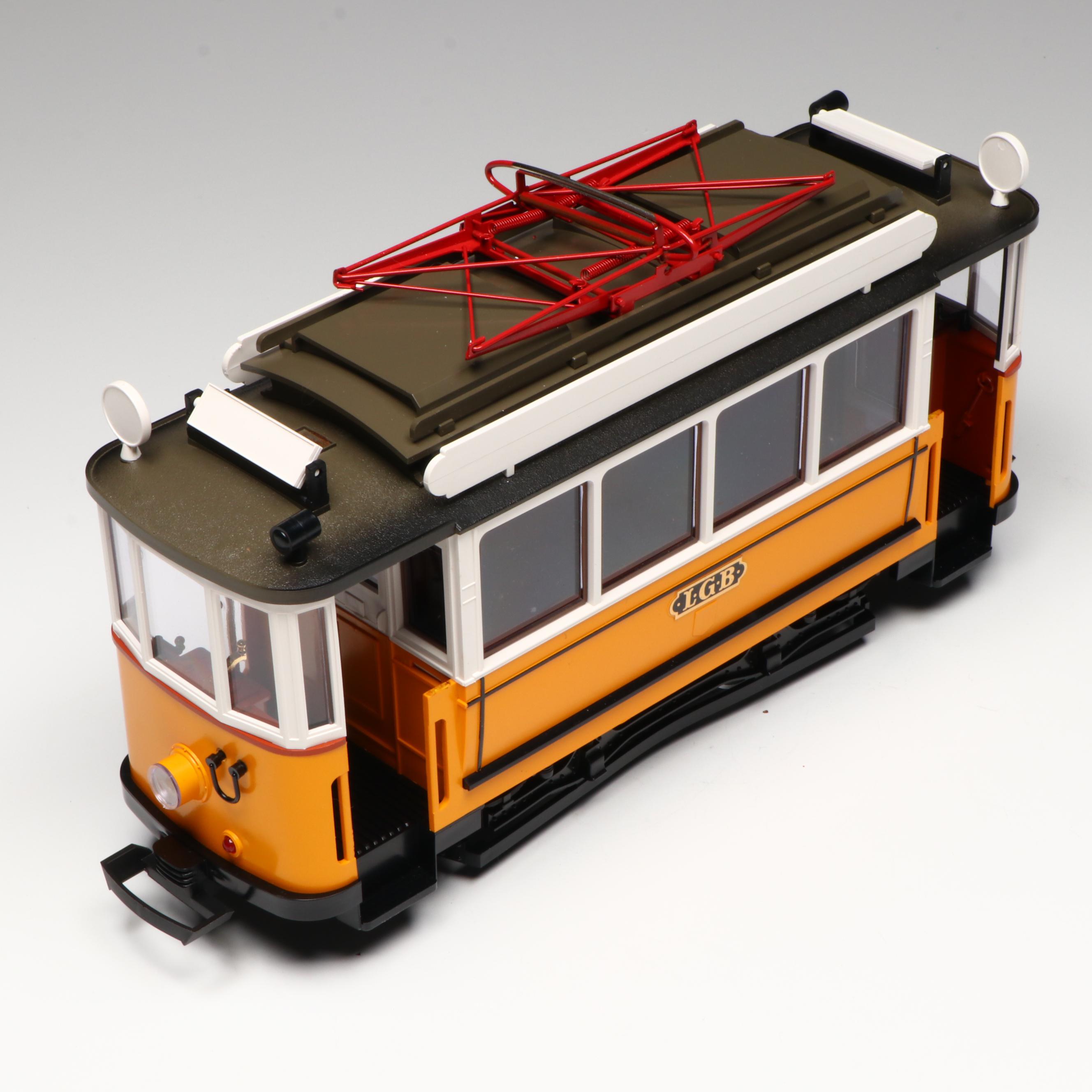 LGB G Scale 2035 Yellow Trolley