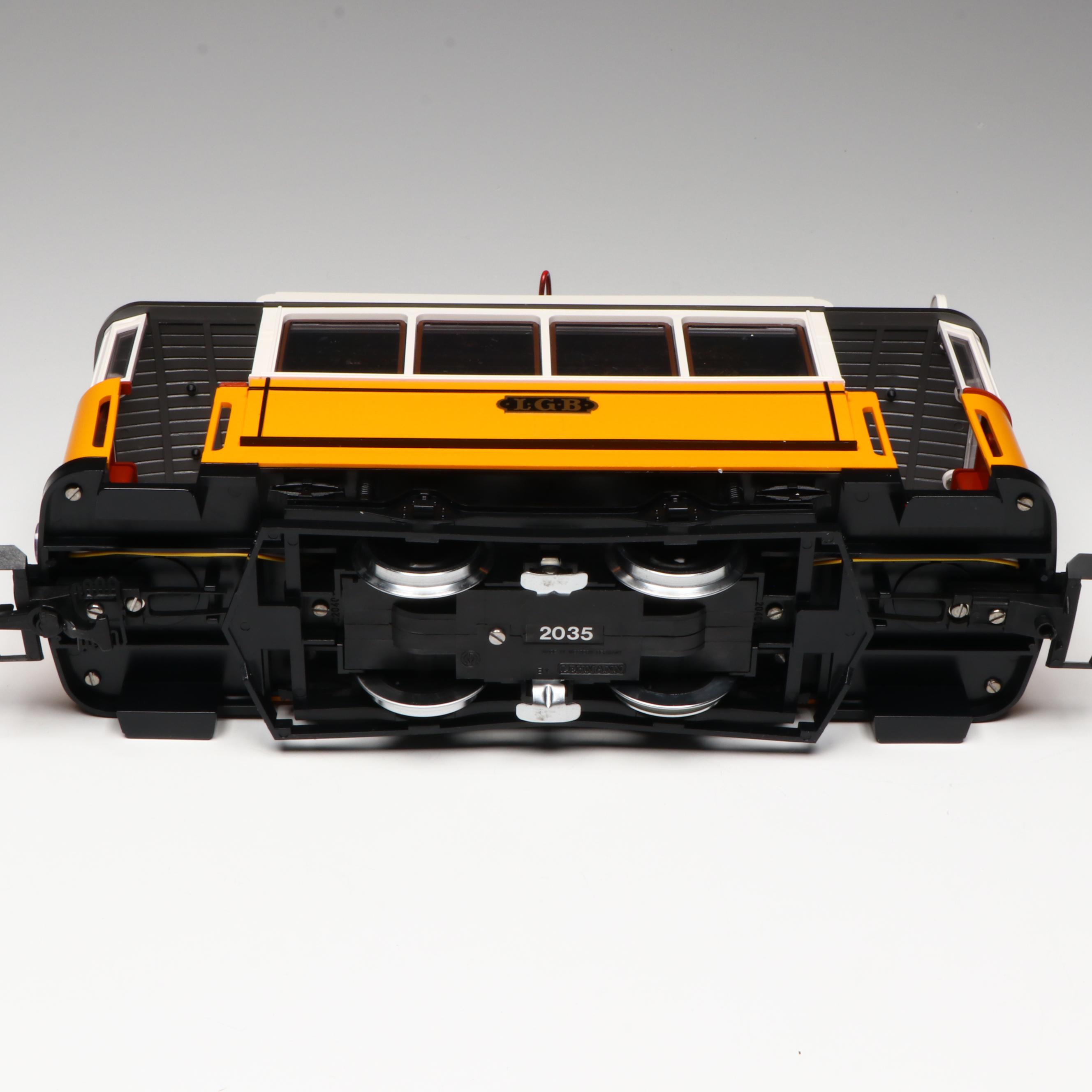 LGB G Scale 2035 Yellow Trolley