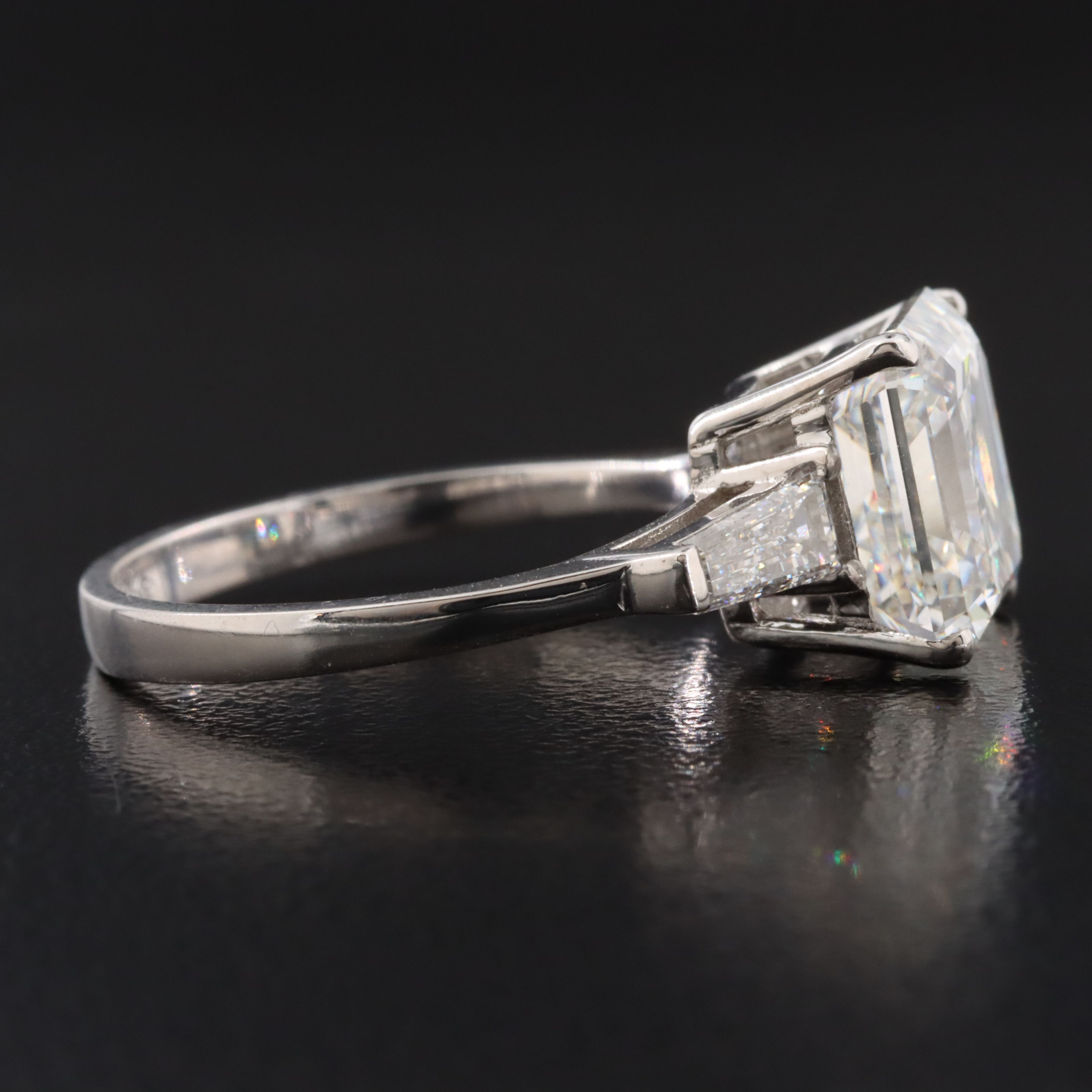 18K 5.62 CTW Lab Grown Diamond Ring with IGI Report