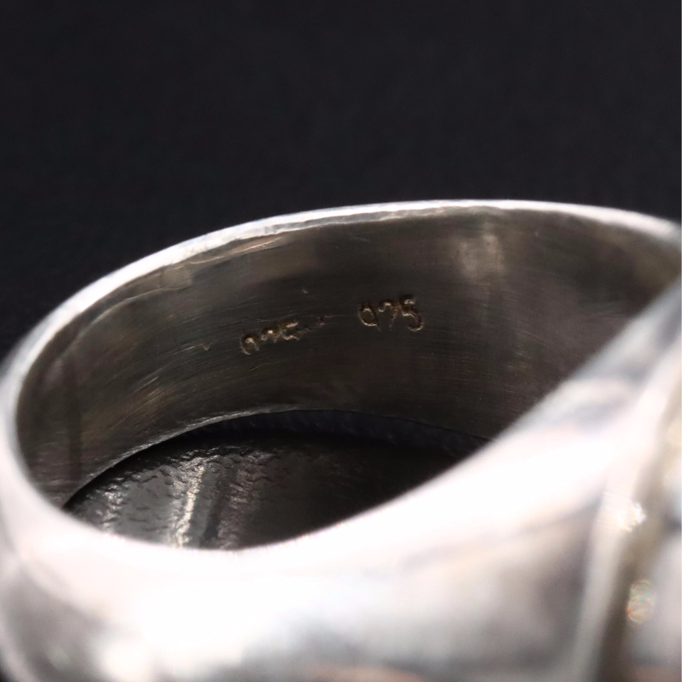 Southwestern Sterling Turquoise Rings