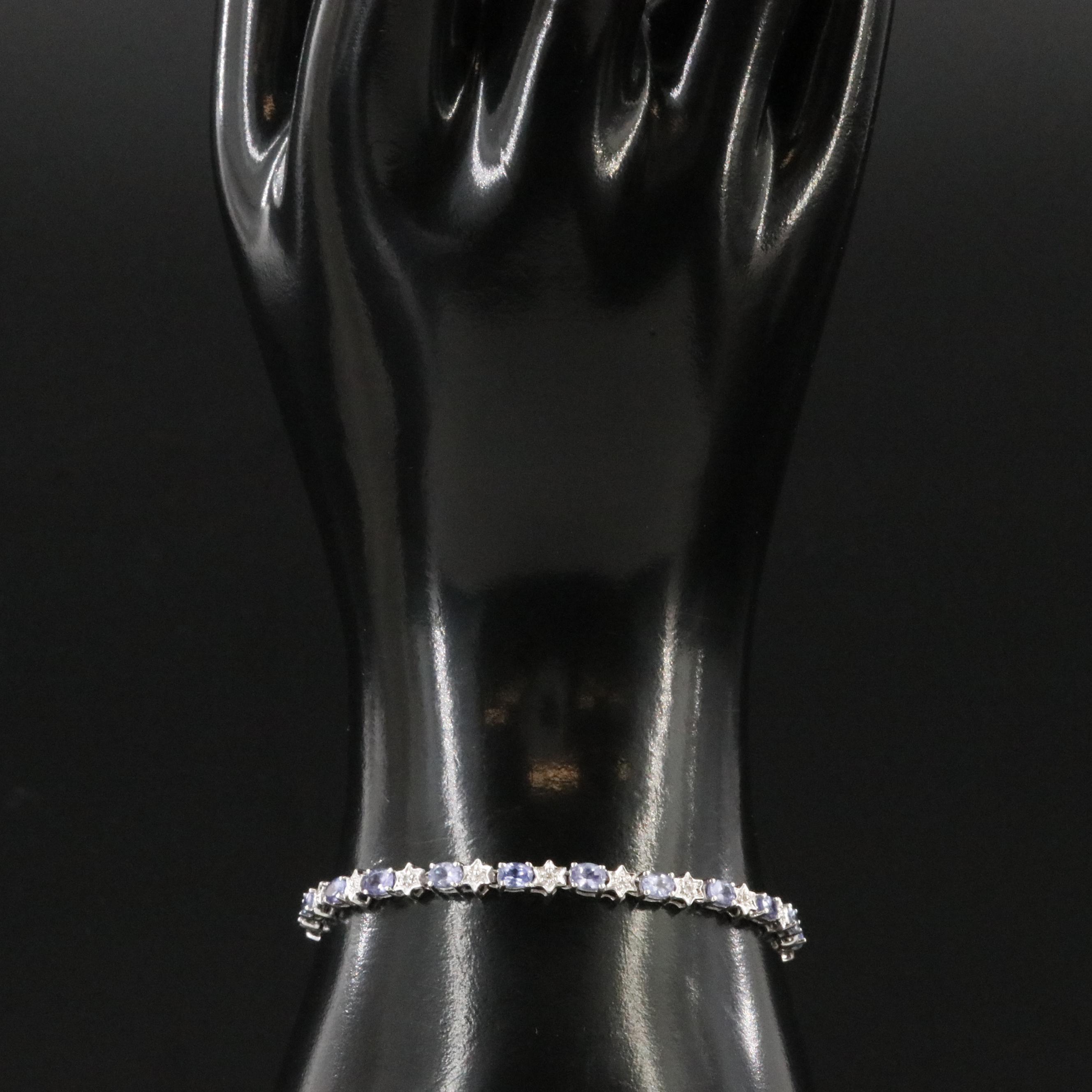 14K Tanzanite and Diamond Bracelet