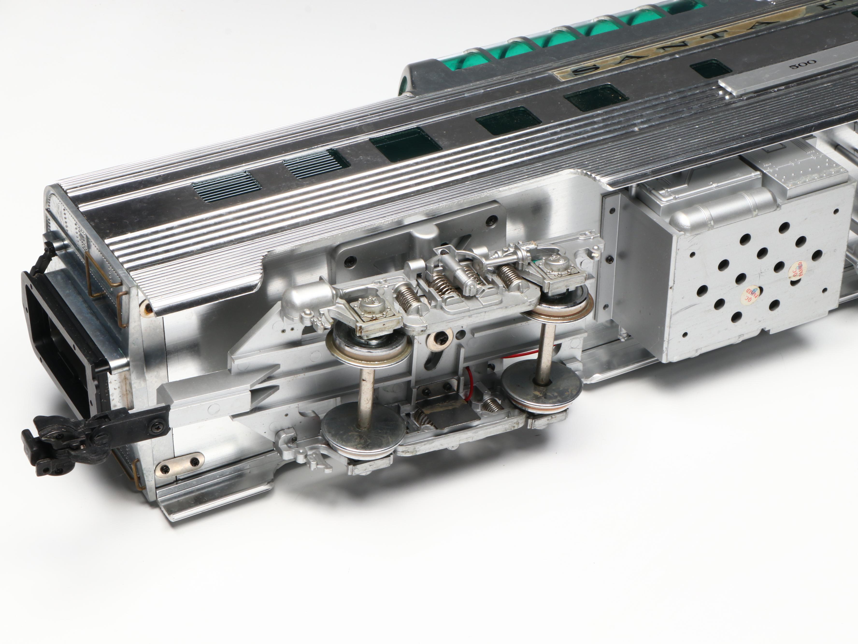 Aristo-Craft G Scale Santa Fe Observation and Passenger Cars