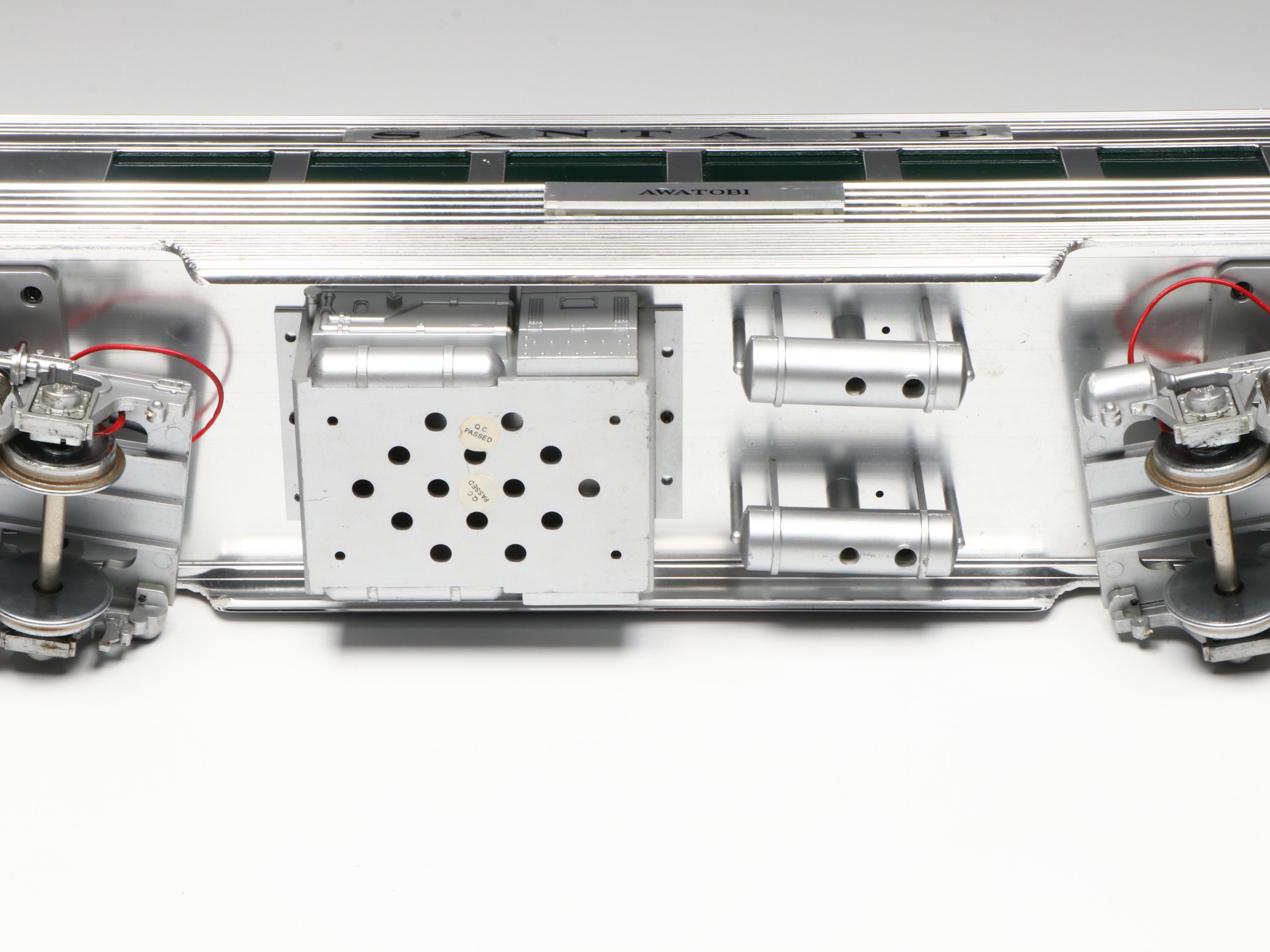 Aristo-Craft G Scale Santa Fe Observation and Passenger Cars