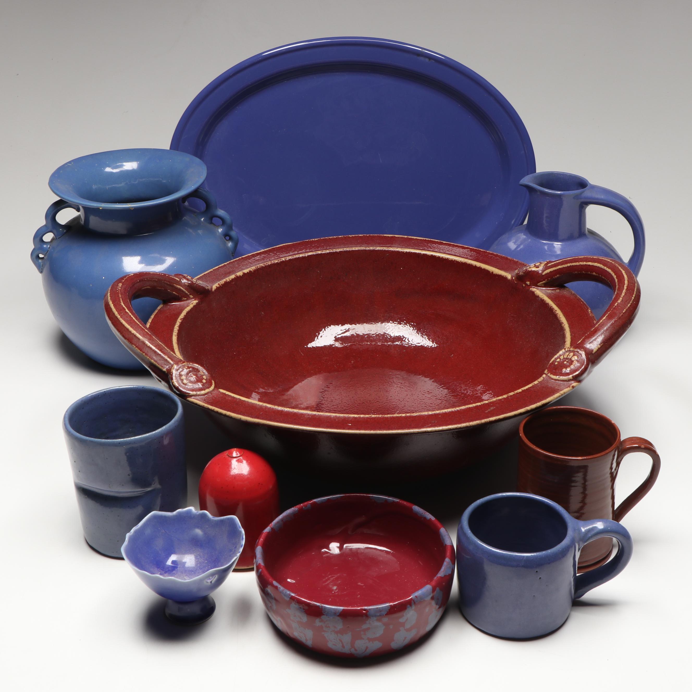 Douce Provence Ceramic Handled Bowl, Emile Henry Ceramic Tray and More Tableware