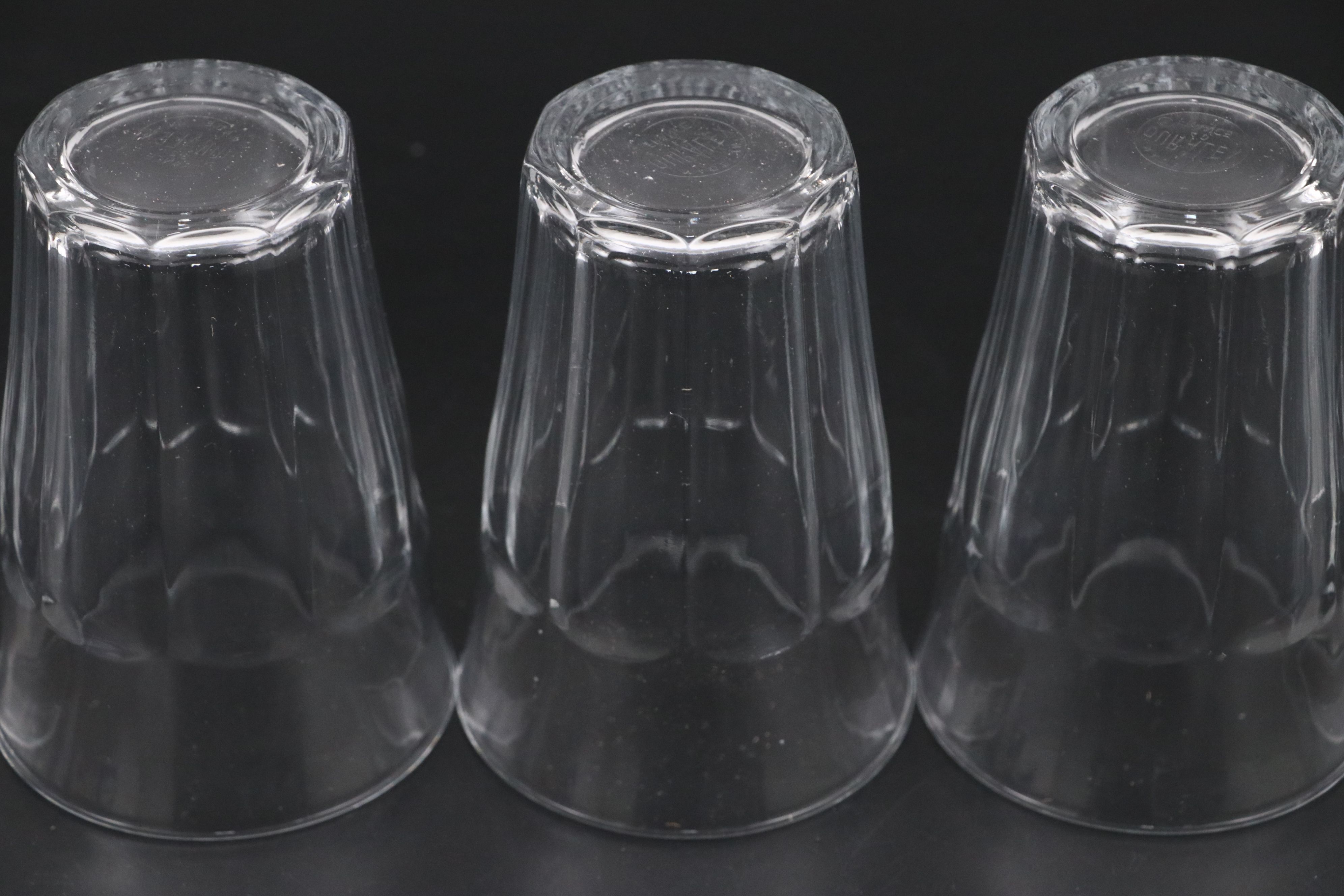 French Duralex "Picardie" Glass Tumblers