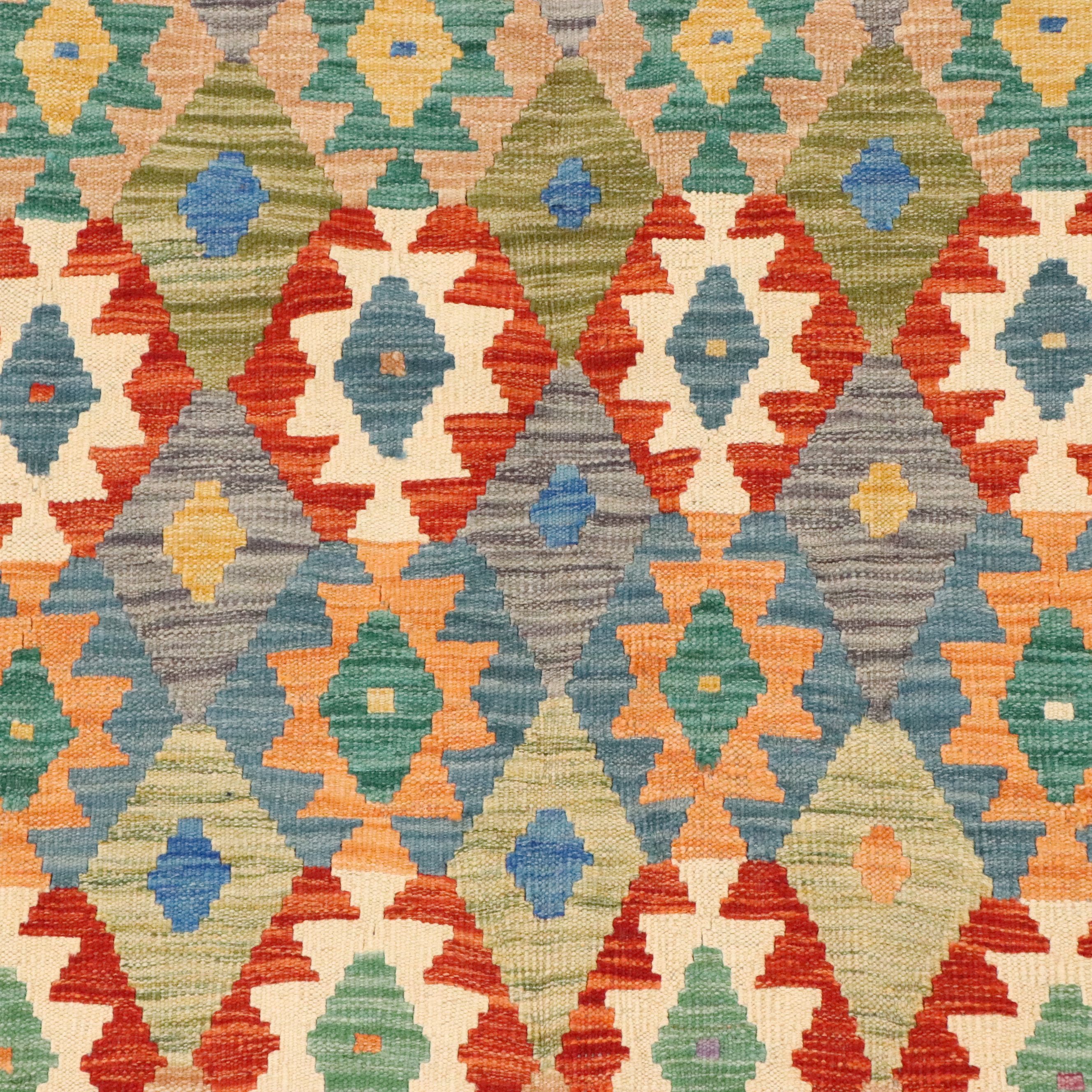 4'11 x 6'6 Handwoven Turkish Kilim Area Rug