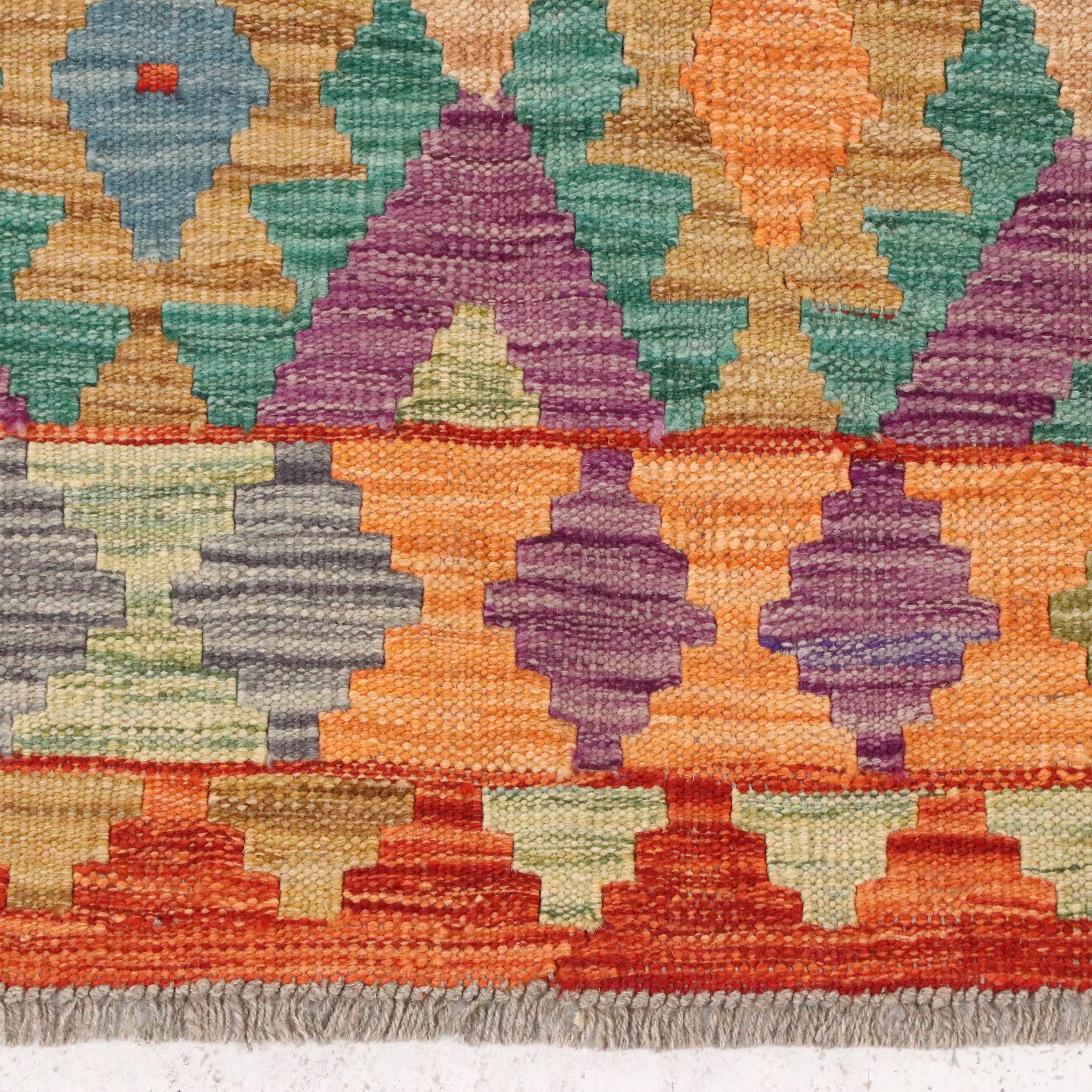 4'11 x 6'6 Handwoven Turkish Kilim Area Rug