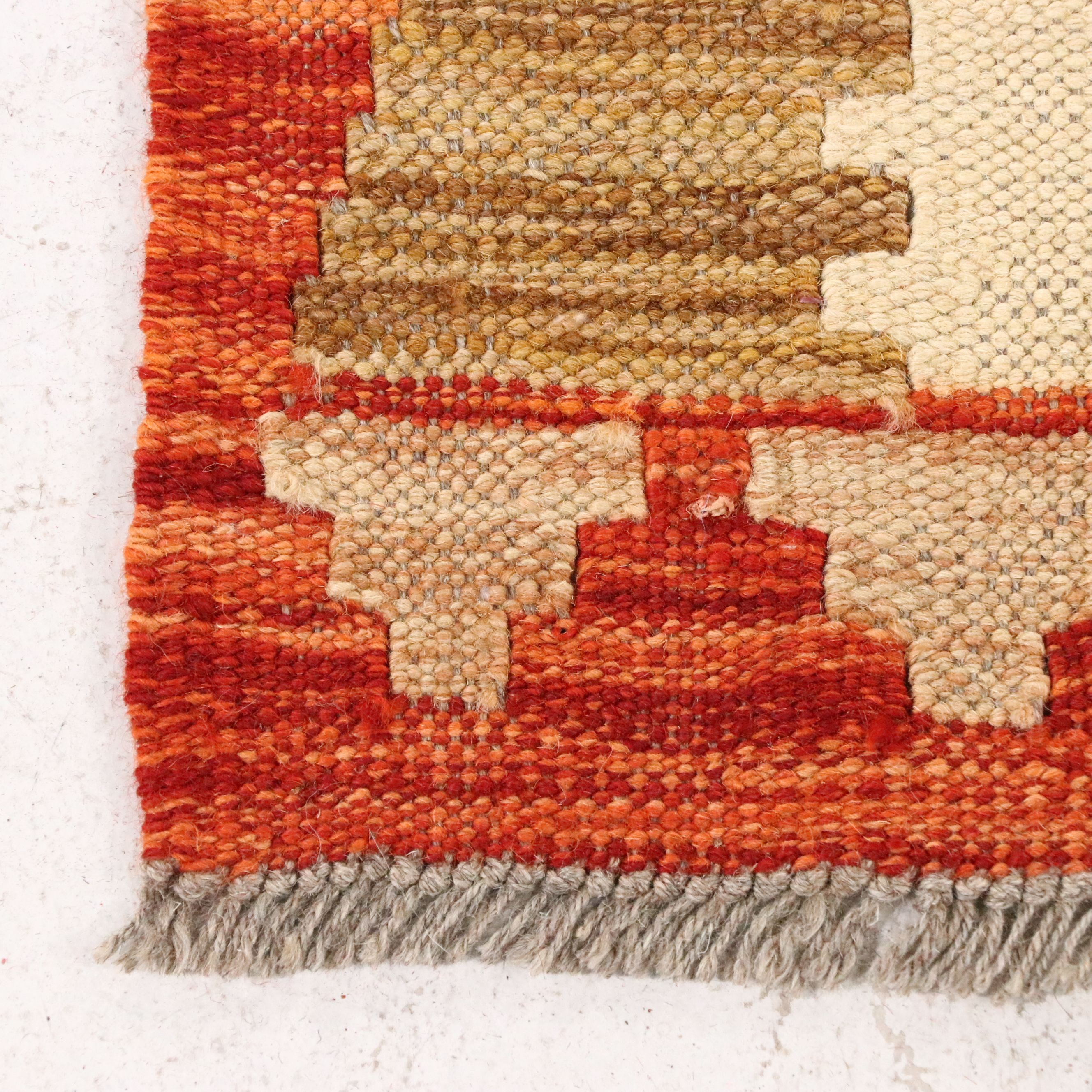 4'11 x 6'6 Handwoven Turkish Kilim Area Rug