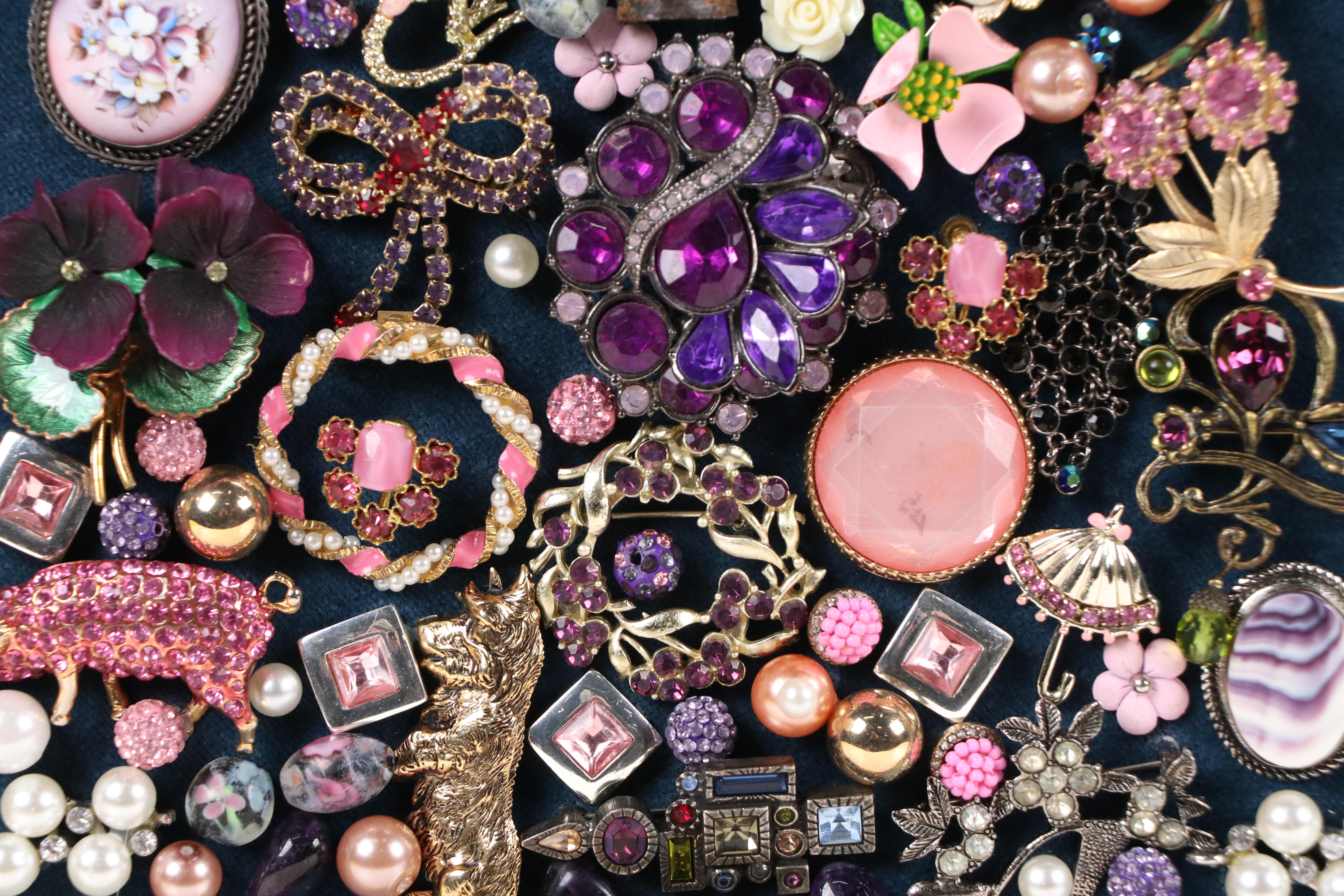 Karen Pagán Repurposed Jewelry Art Collage of Tree, 2025