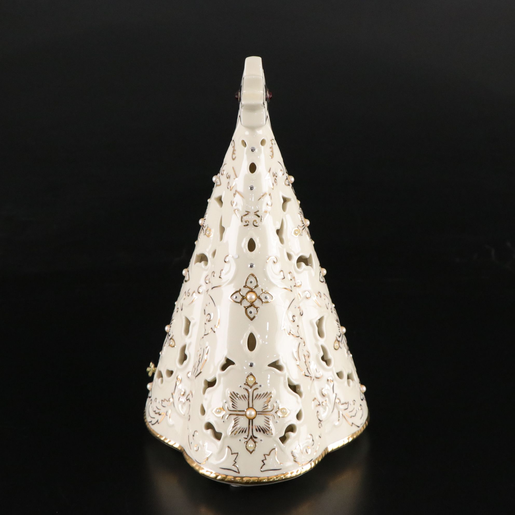 Lenox "Florentine & Pearl" Jeweled Musical Light-Up Tree