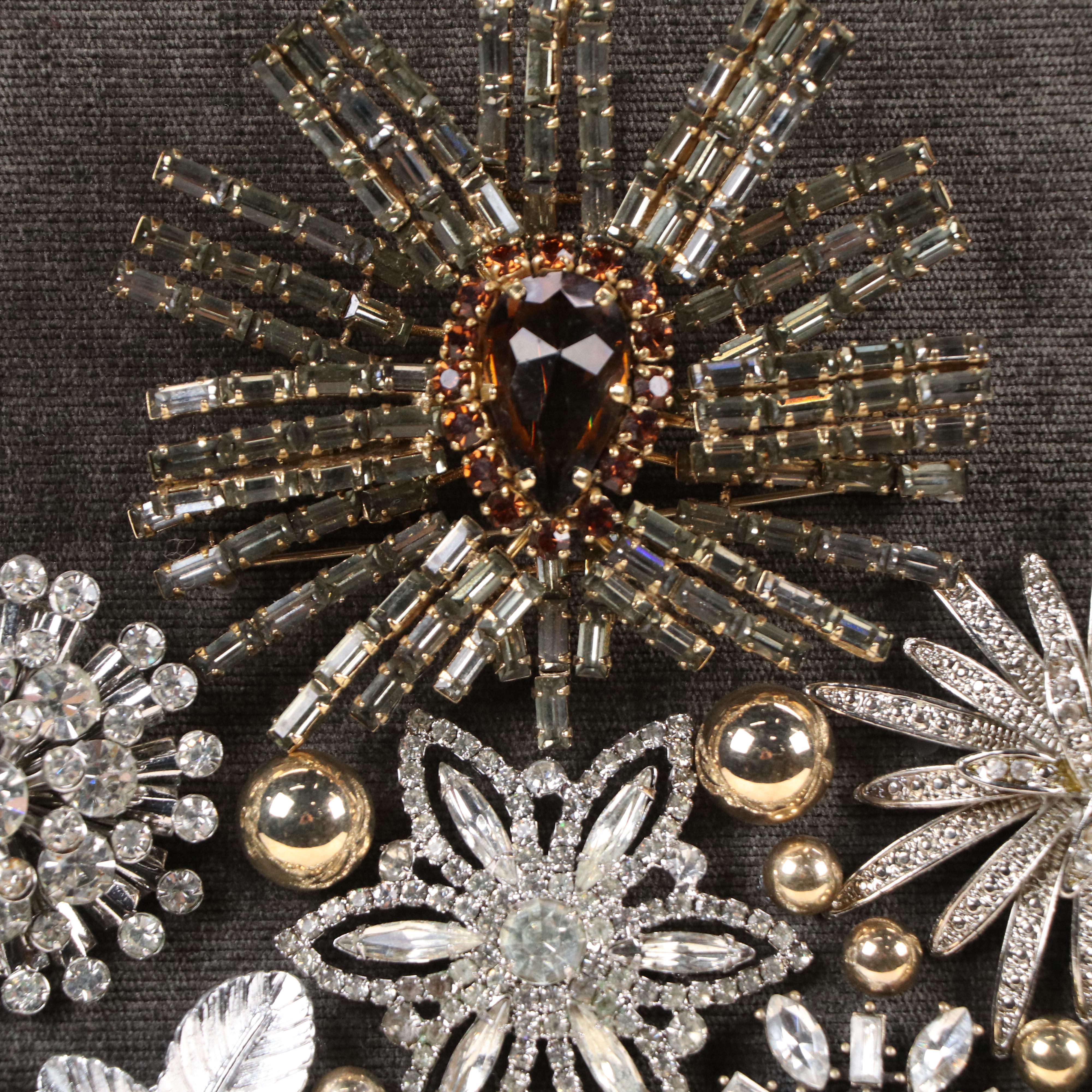 Karen Pagán Repurposed Jewelry Art Collage of Tree, 2025