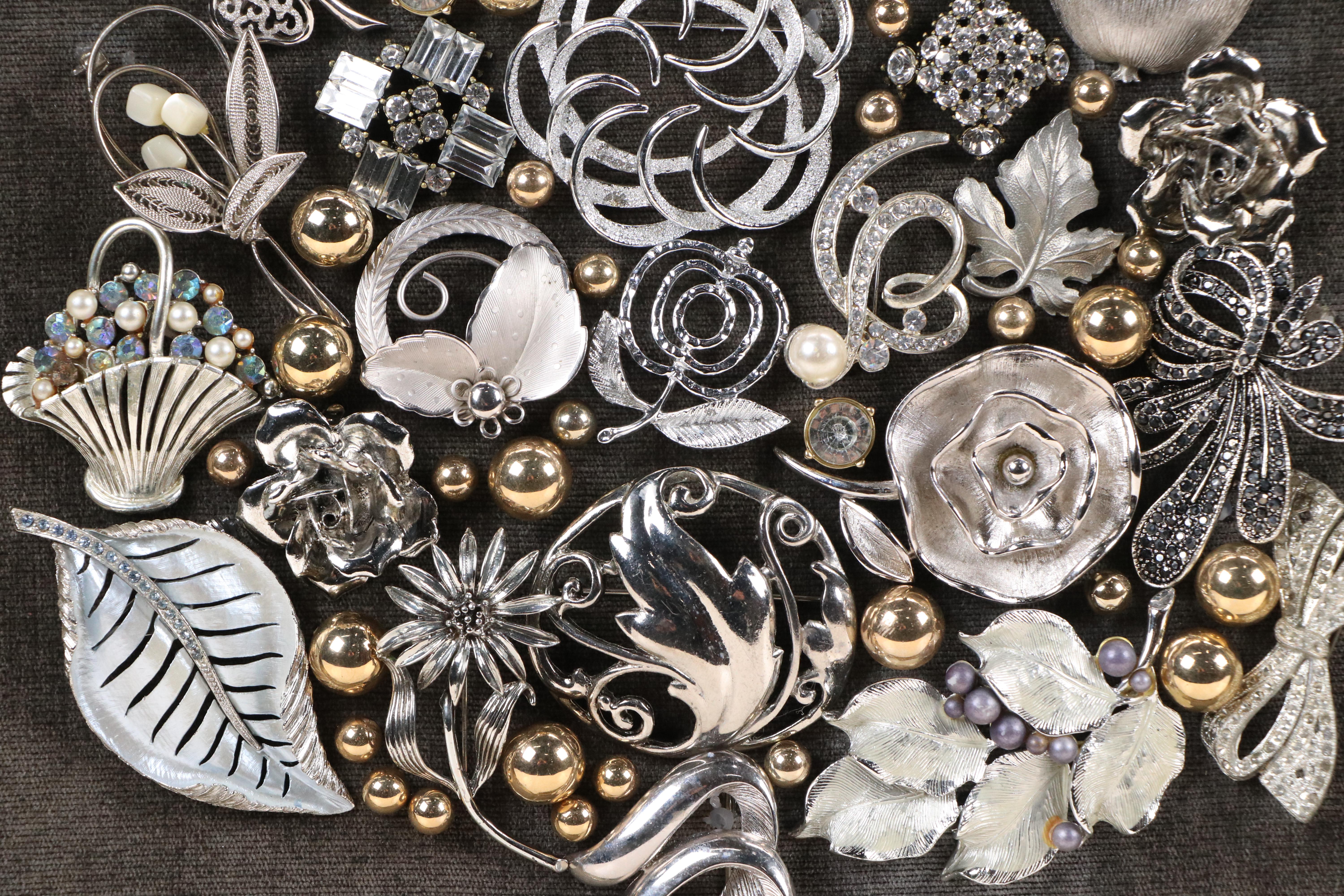 Karen Pagán Repurposed Jewelry Art Collage of Tree, 2025