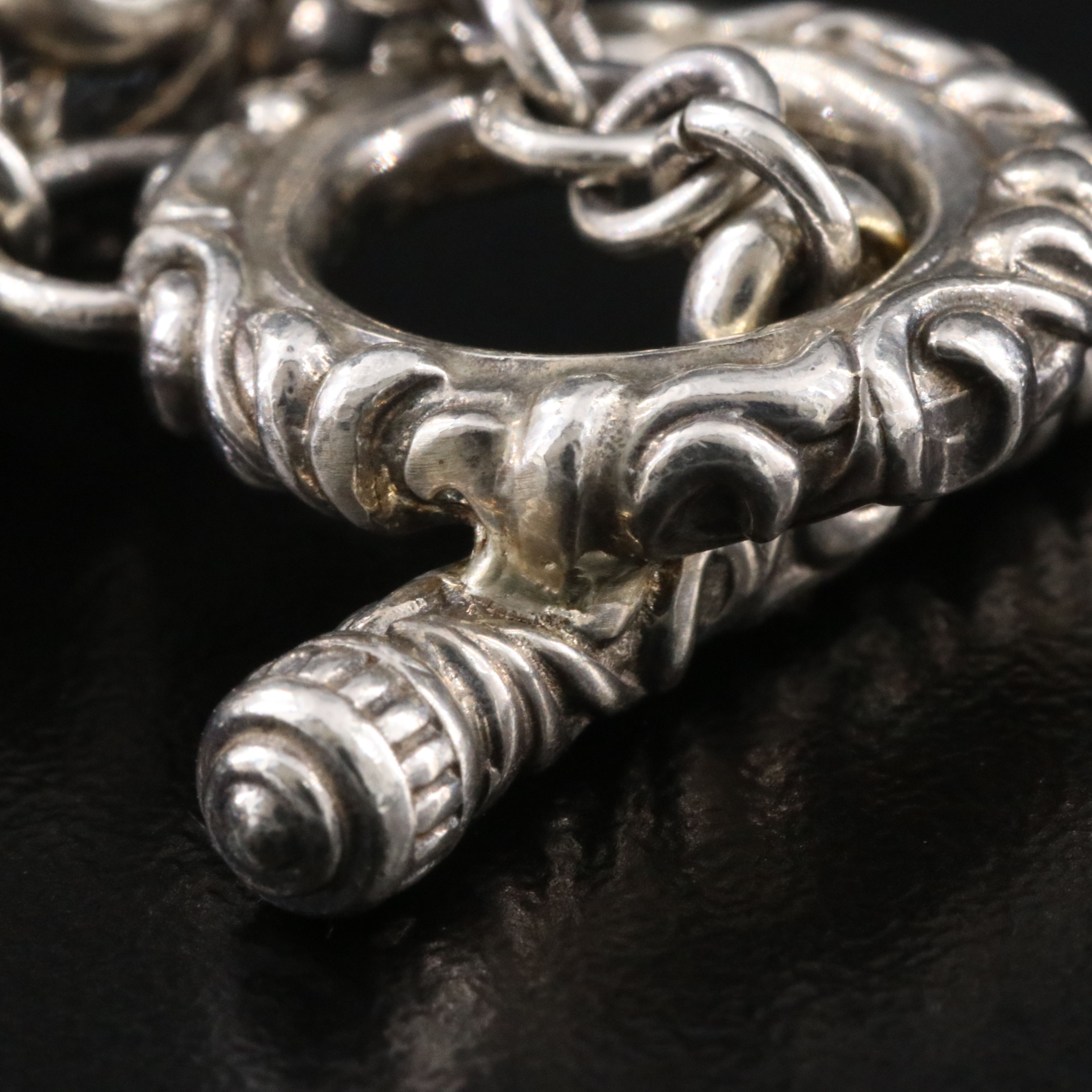 Charles Krypell "Ivy"  Sterling Bead Ball Bracelets