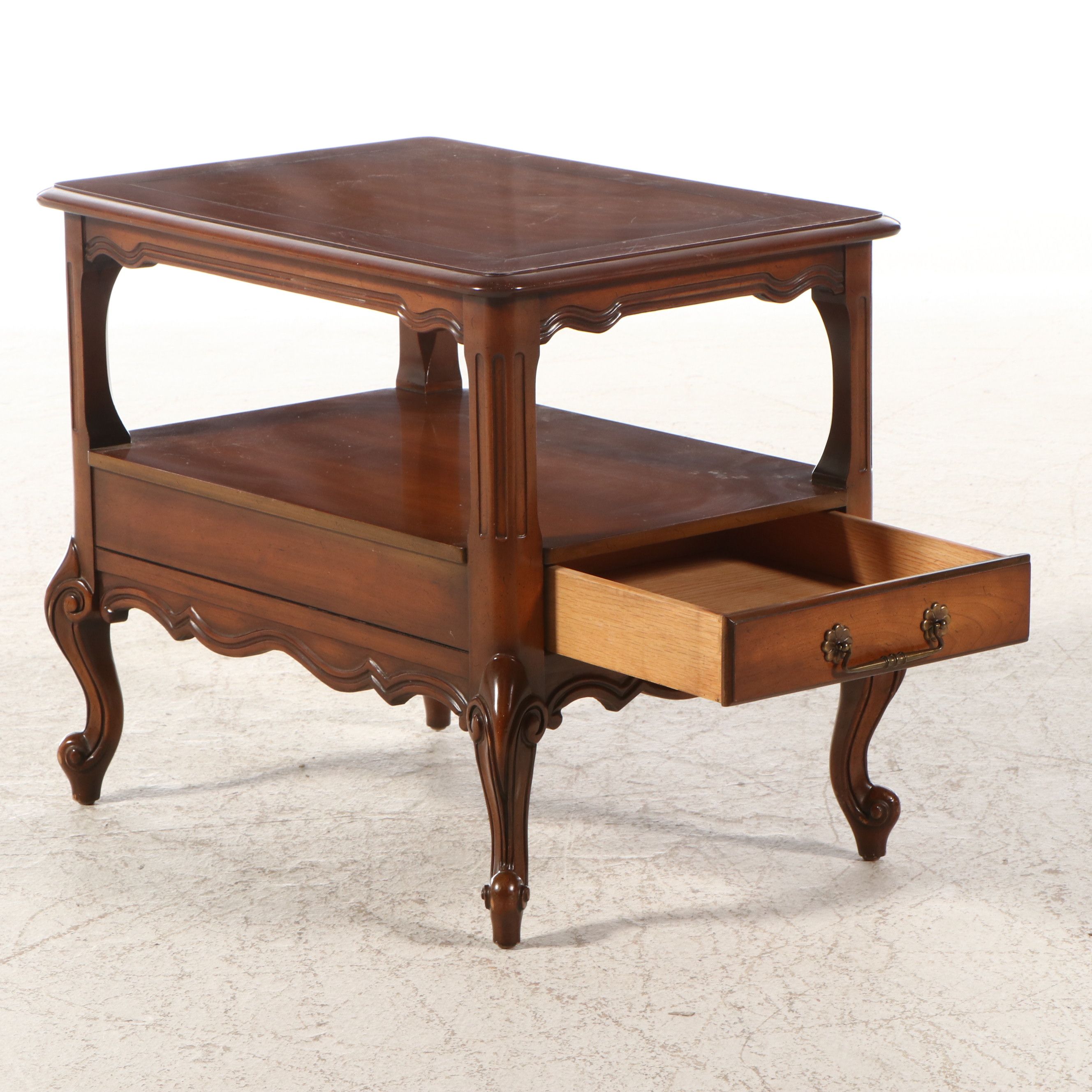 Weiman The Rockwood Collection Mahogany Finish Two-Tier Side Table