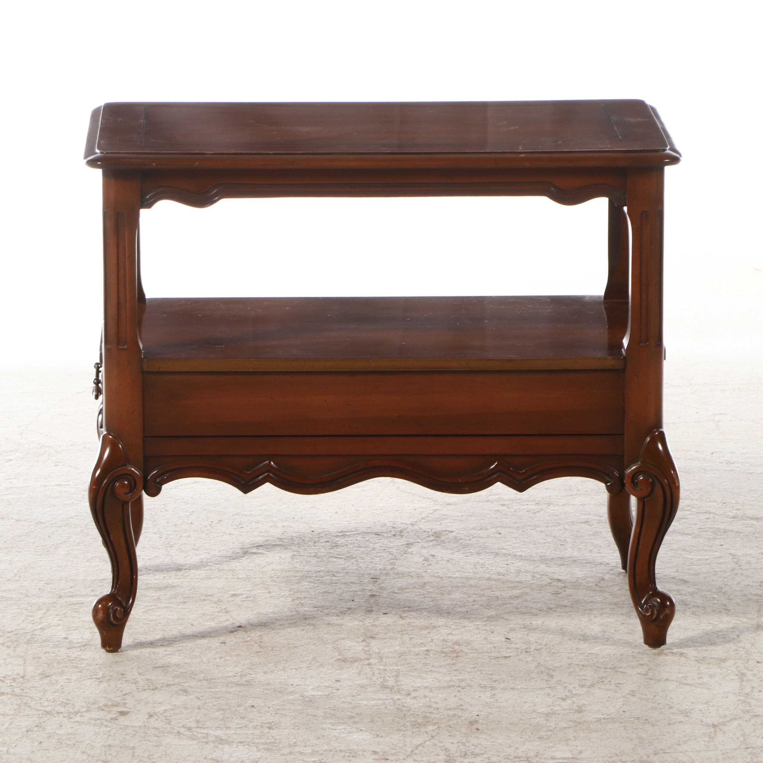 Weiman The Rockwood Collection Mahogany Finish Two-Tier Side Table
