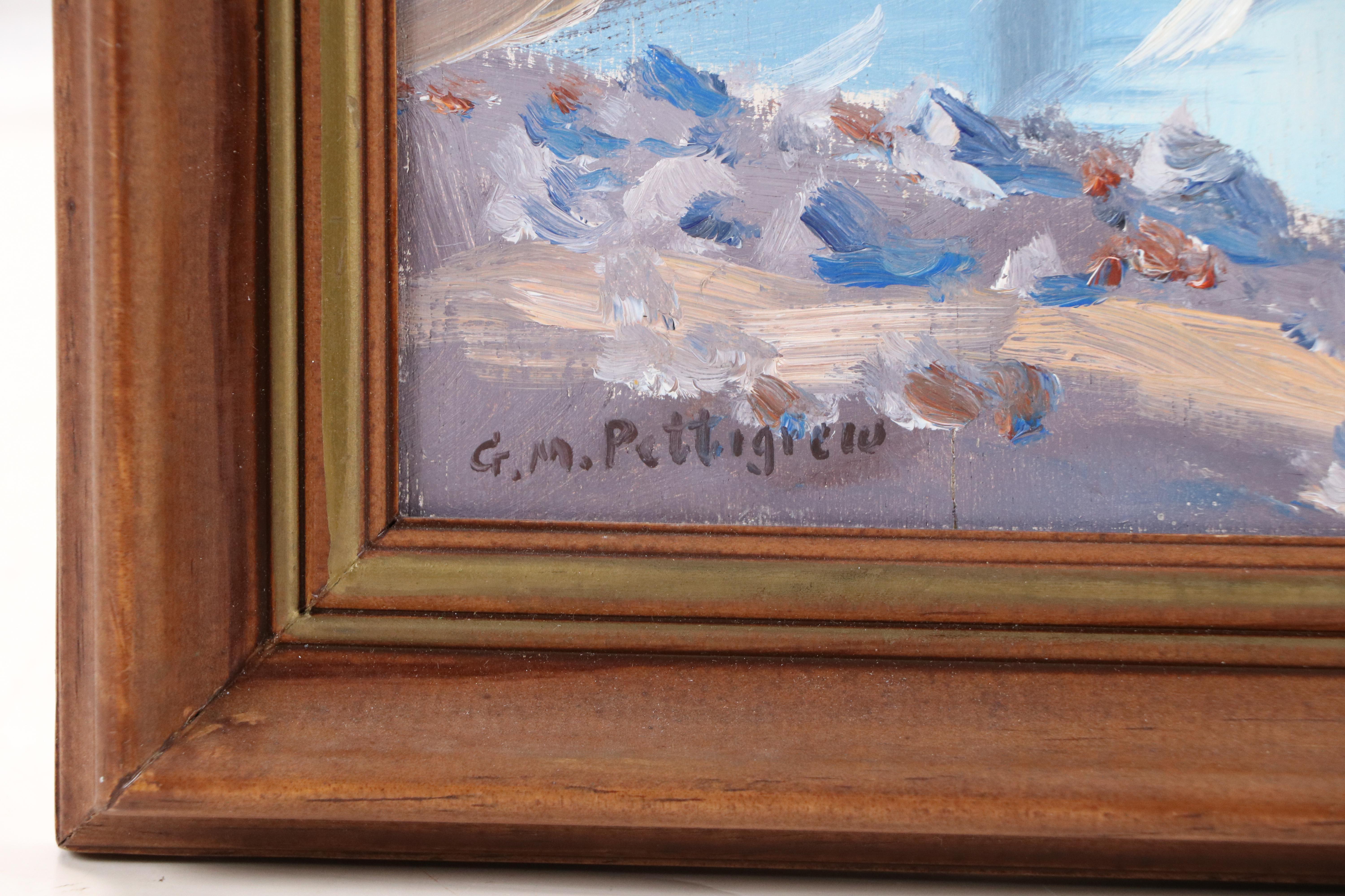 Gordon Pettigrew Mountainous Landscape Oil Painting "Lake Tekapo"