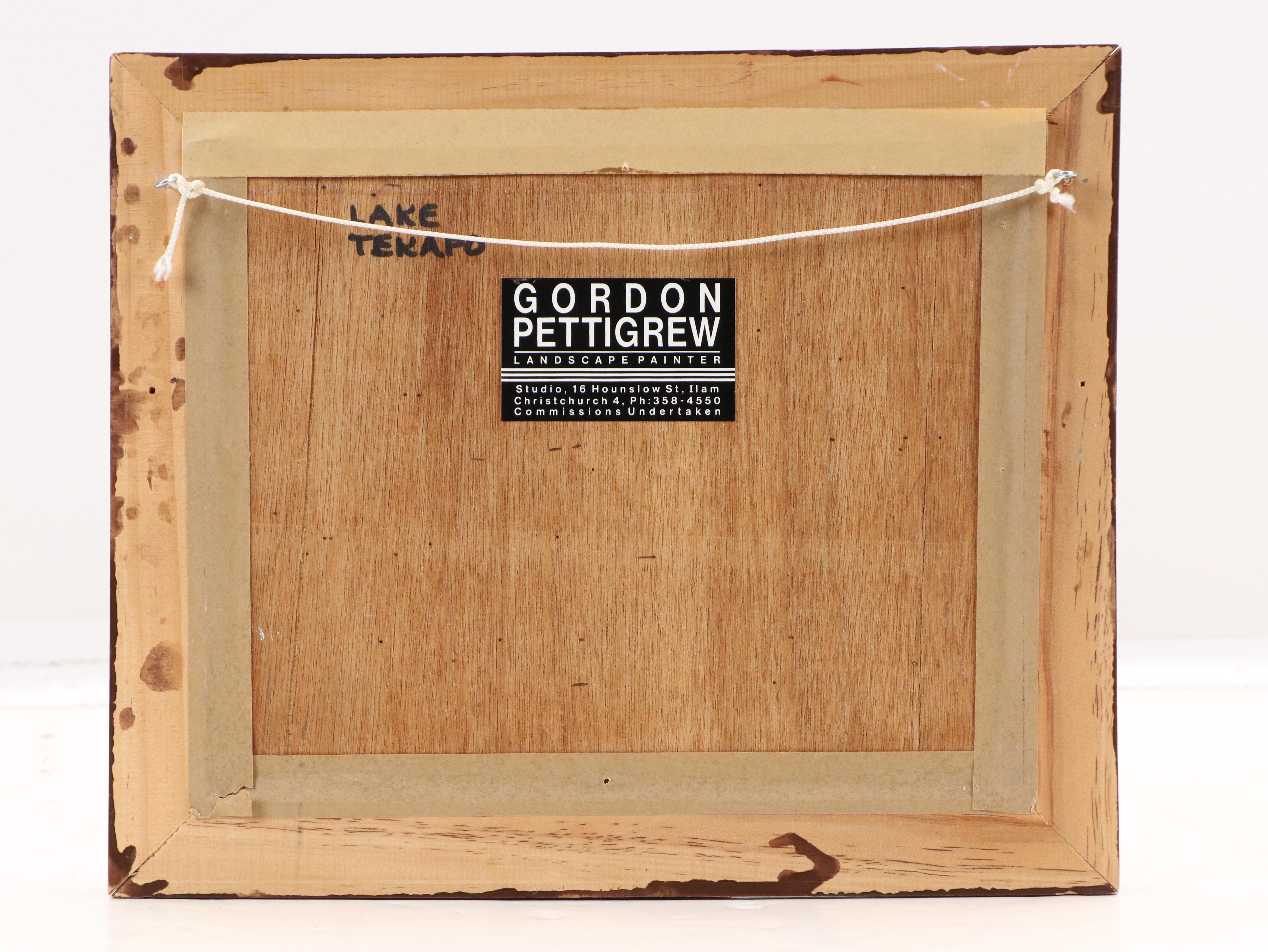 Gordon Pettigrew Mountainous Landscape Oil Painting "Lake Tekapo"