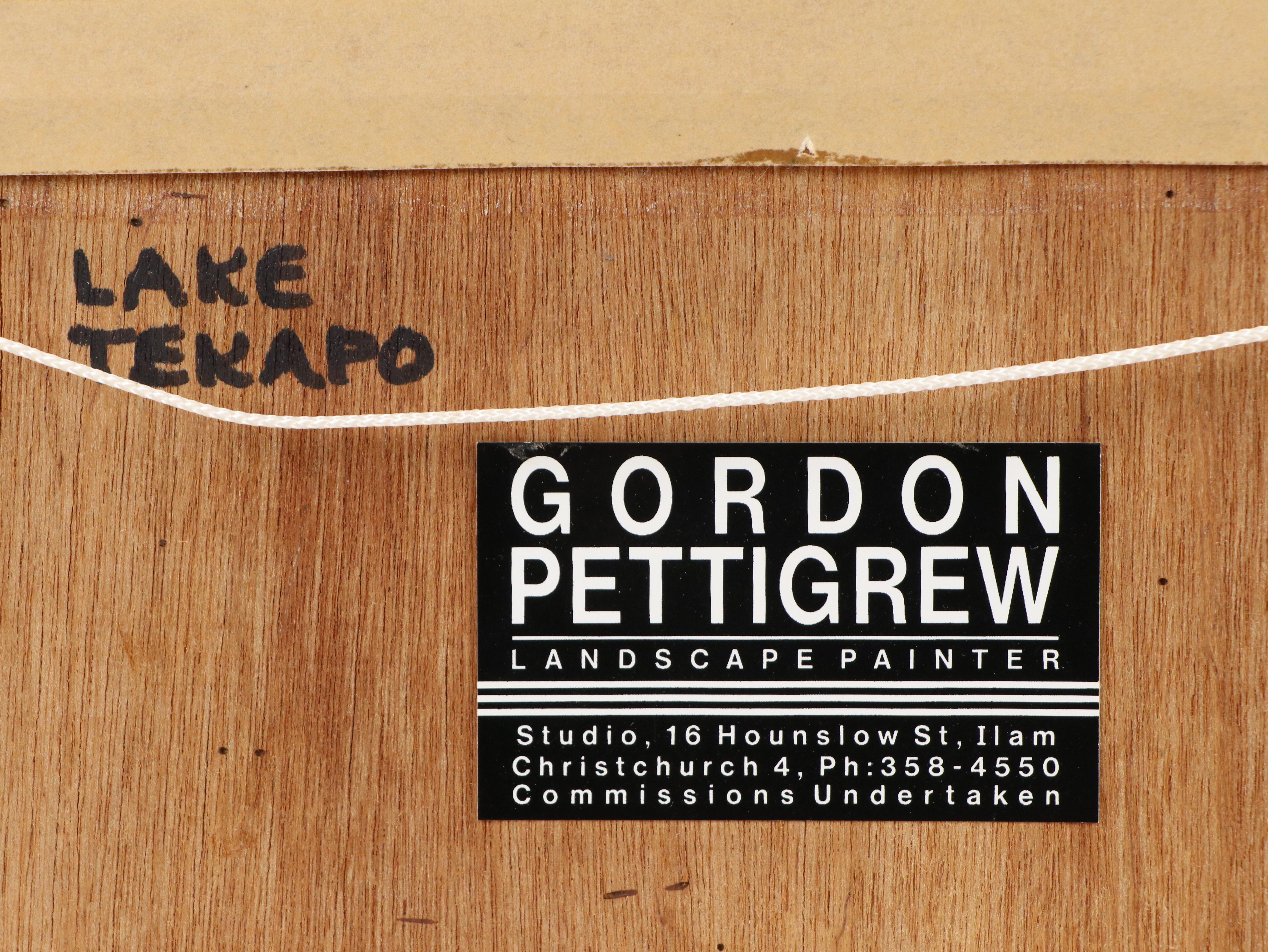 Gordon Pettigrew Mountainous Landscape Oil Painting "Lake Tekapo"