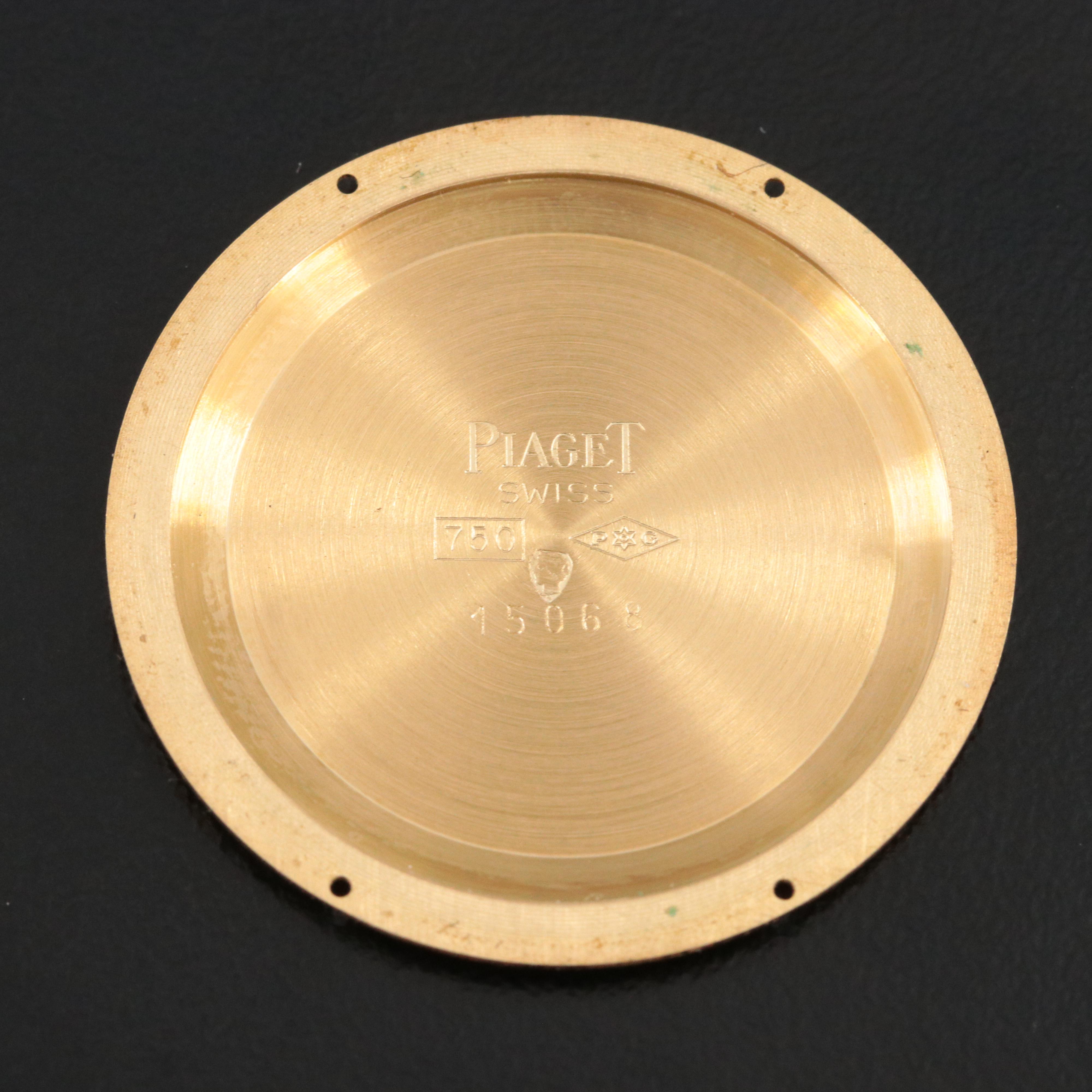 18K Piaget Calendar Quartz Watch