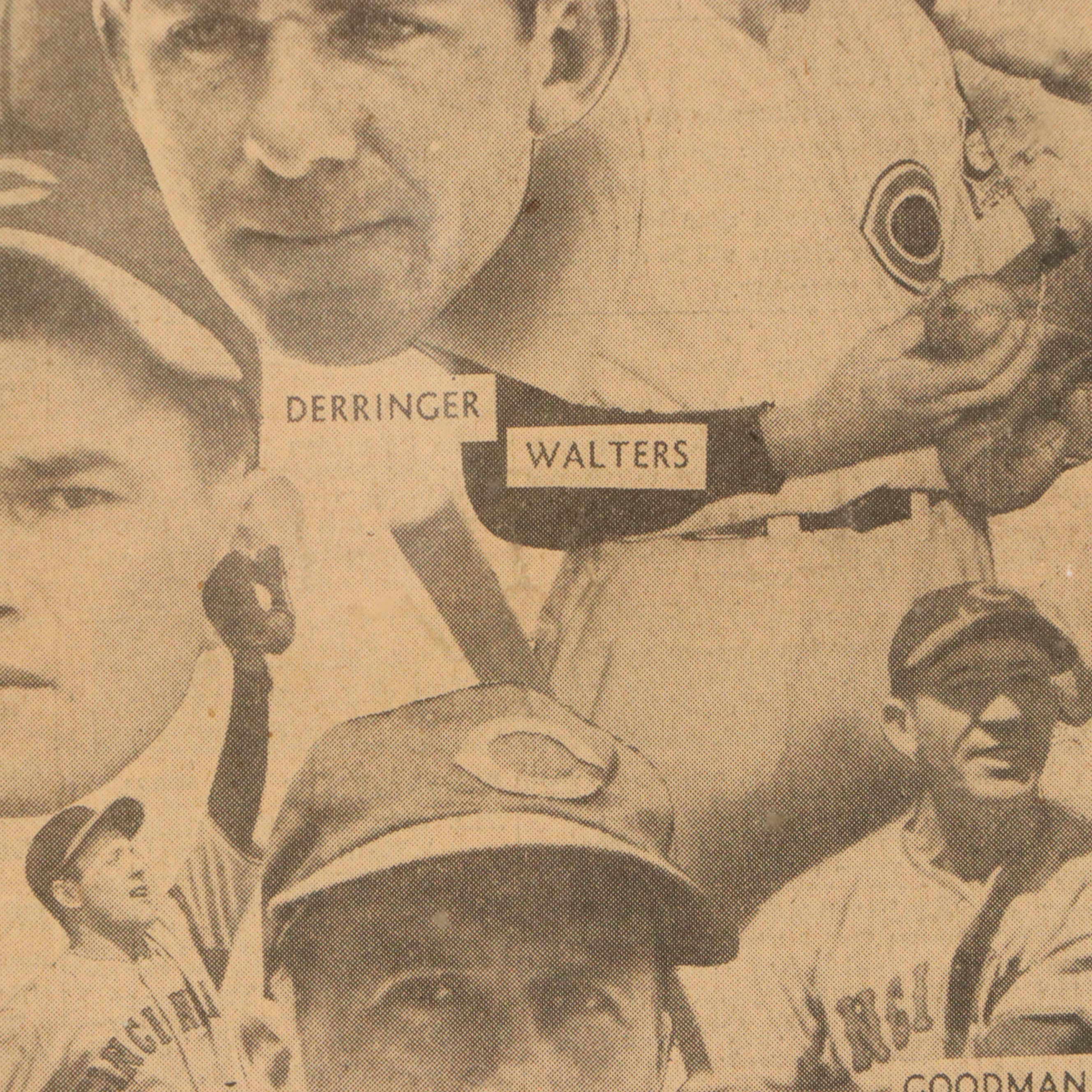 The Cincinnati Post Halftone Print "1939 Reds," 1939