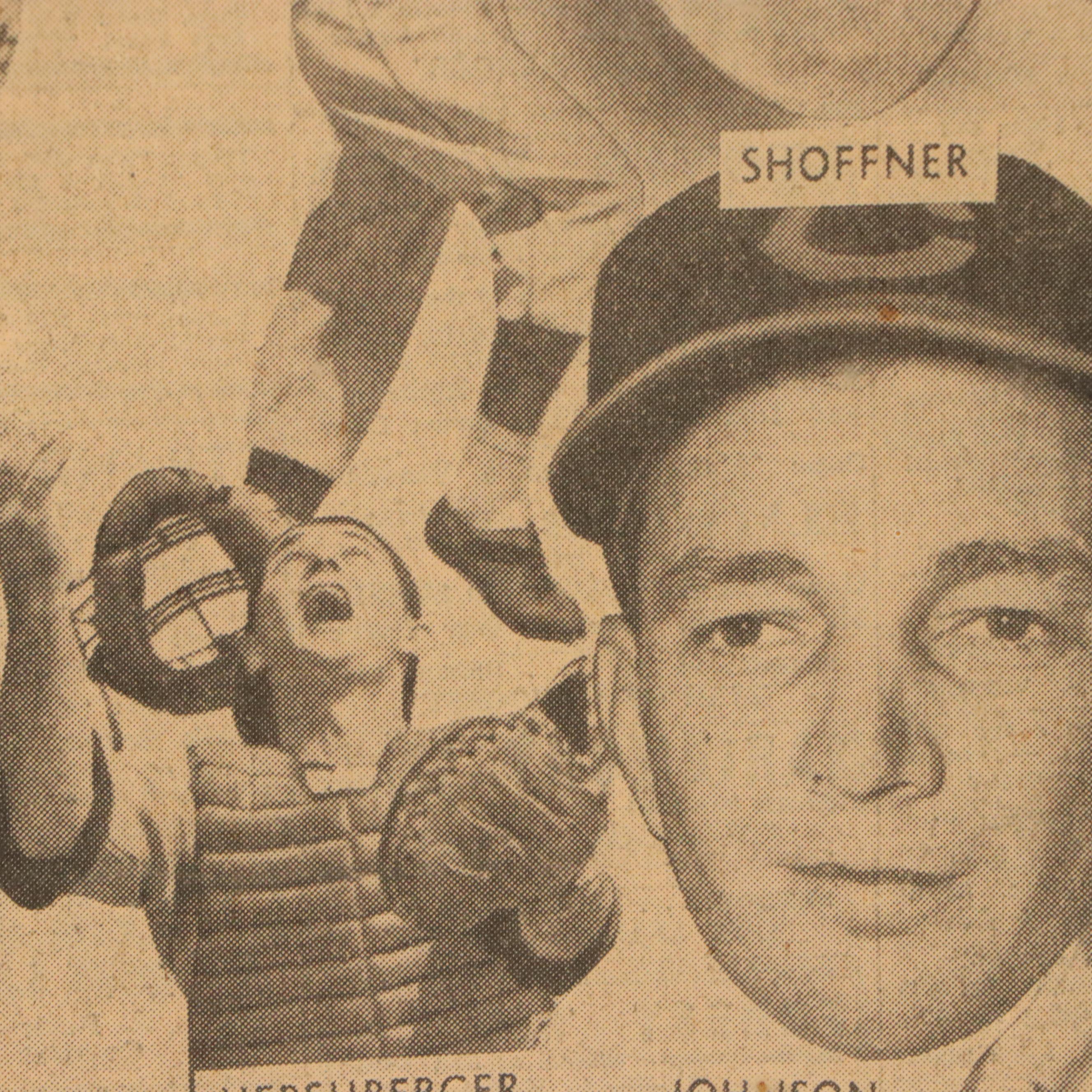 The Cincinnati Post Halftone Print "1939 Reds," 1939