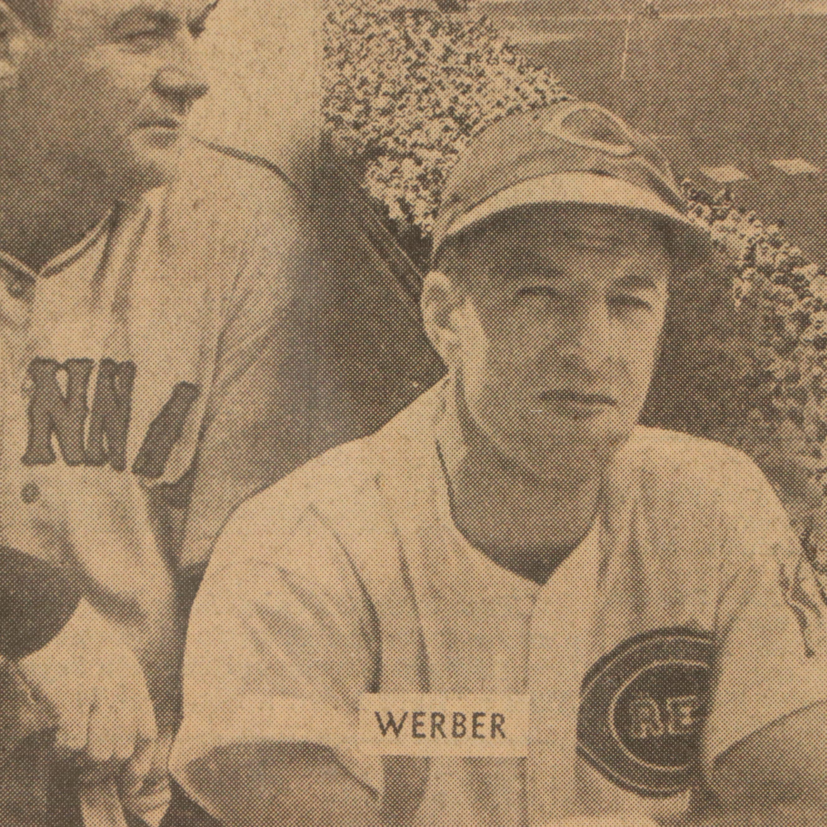 The Cincinnati Post Halftone Print "1939 Reds," 1939