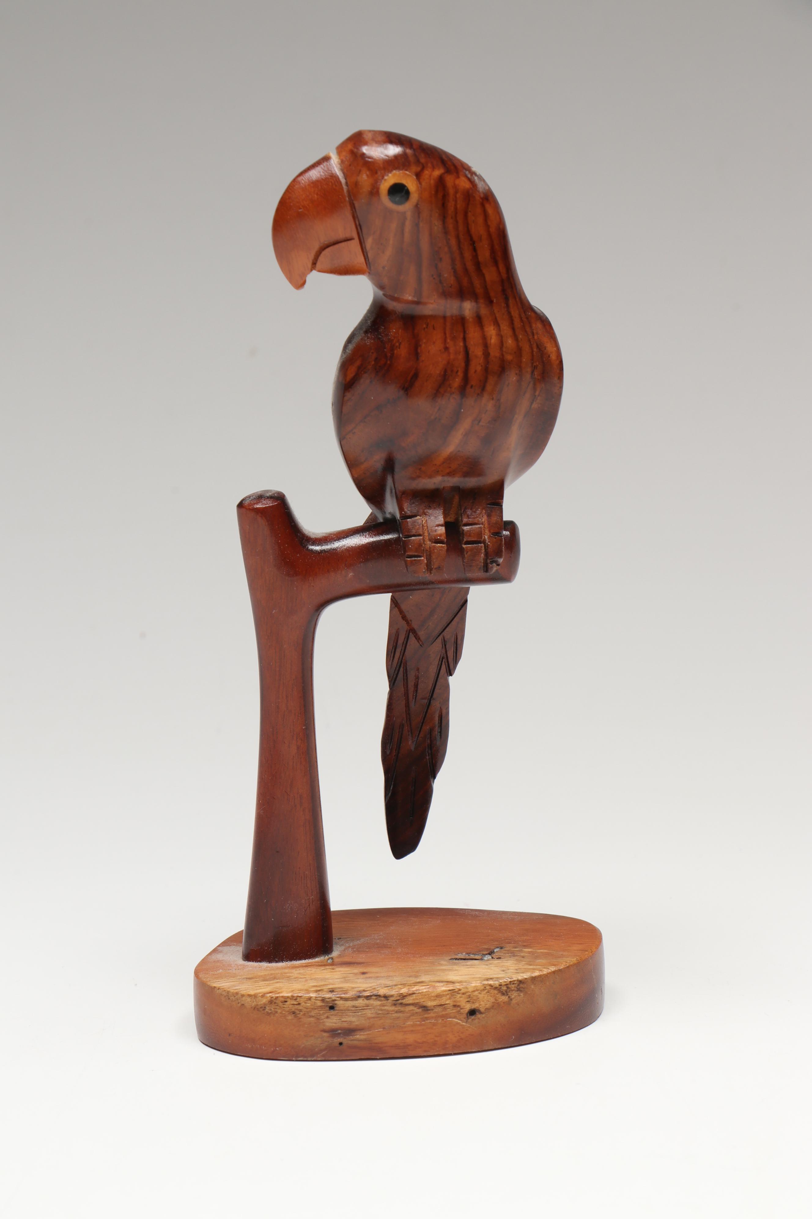 Carved Wooden Heart Box, Wooden Turtle Figurine, and More Wooden Décor