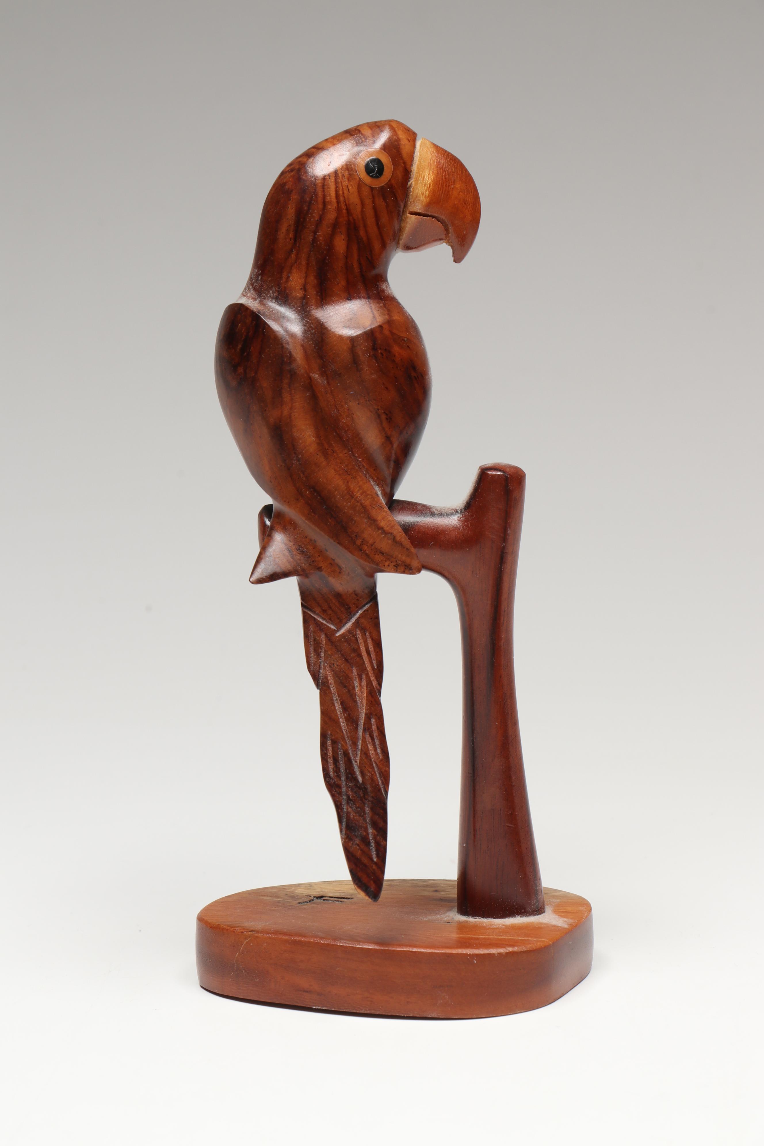 Carved Wooden Heart Box, Wooden Turtle Figurine, and More Wooden Décor