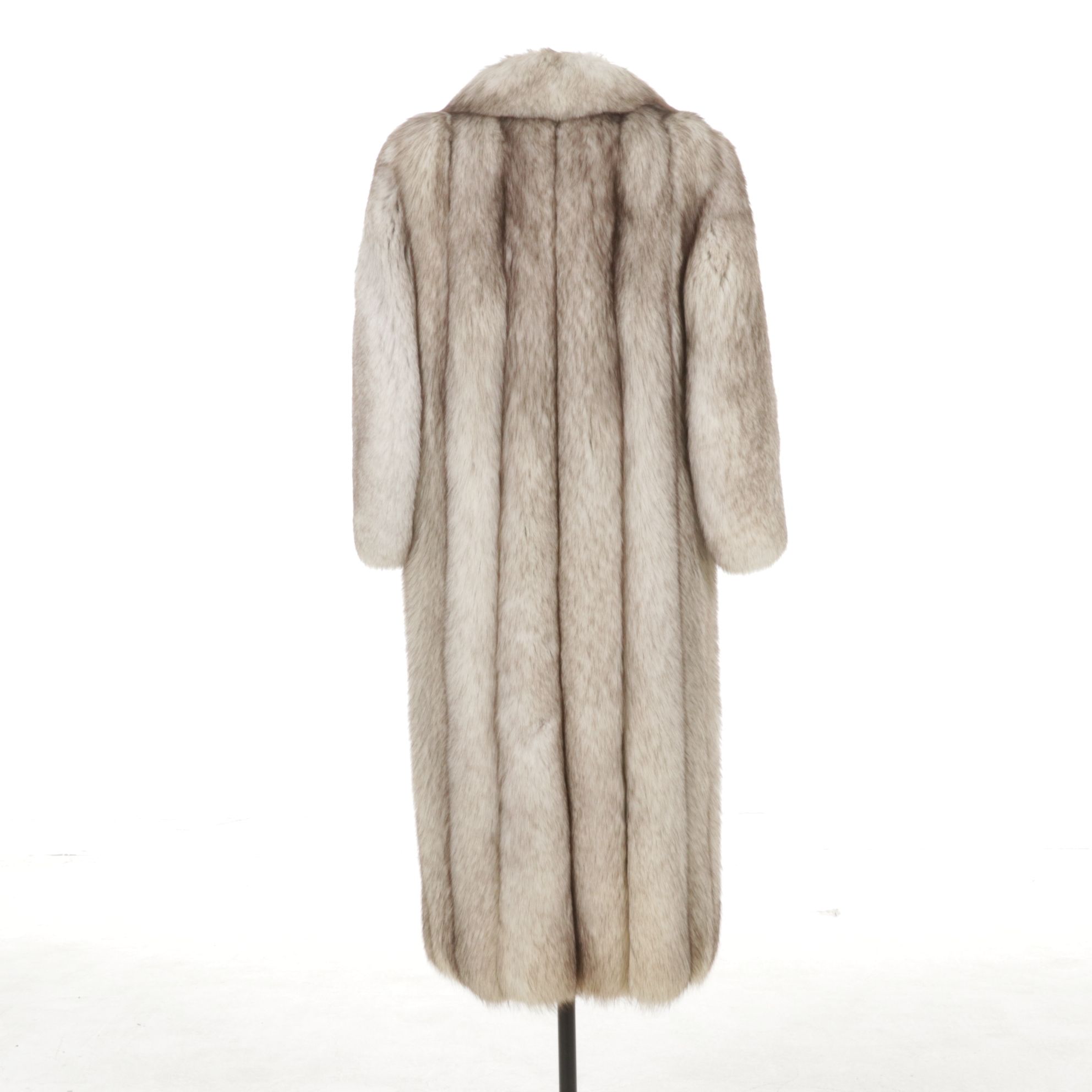 Norwegian Blue Fox Full Length Fur Coat by Philip Reiner Furs