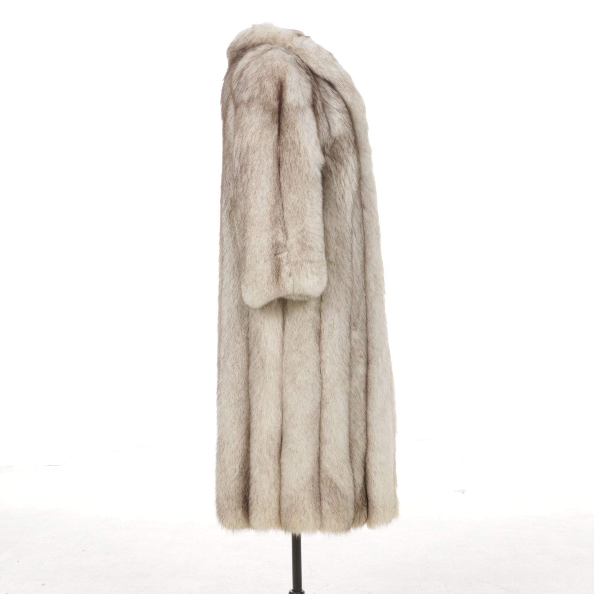 Norwegian Blue Fox Full Length Fur Coat by Philip Reiner Furs