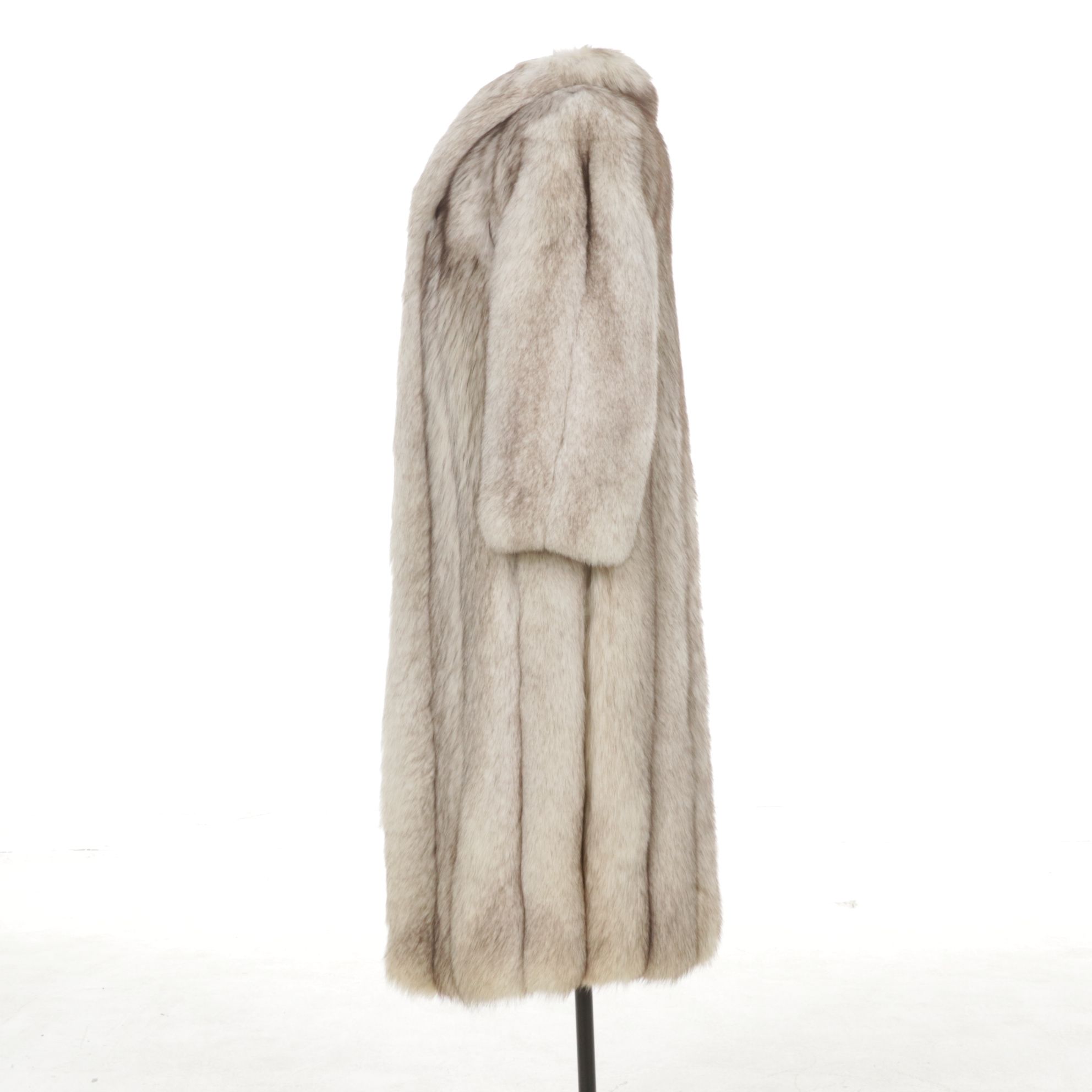 Norwegian Blue Fox Full Length Fur Coat by Philip Reiner Furs