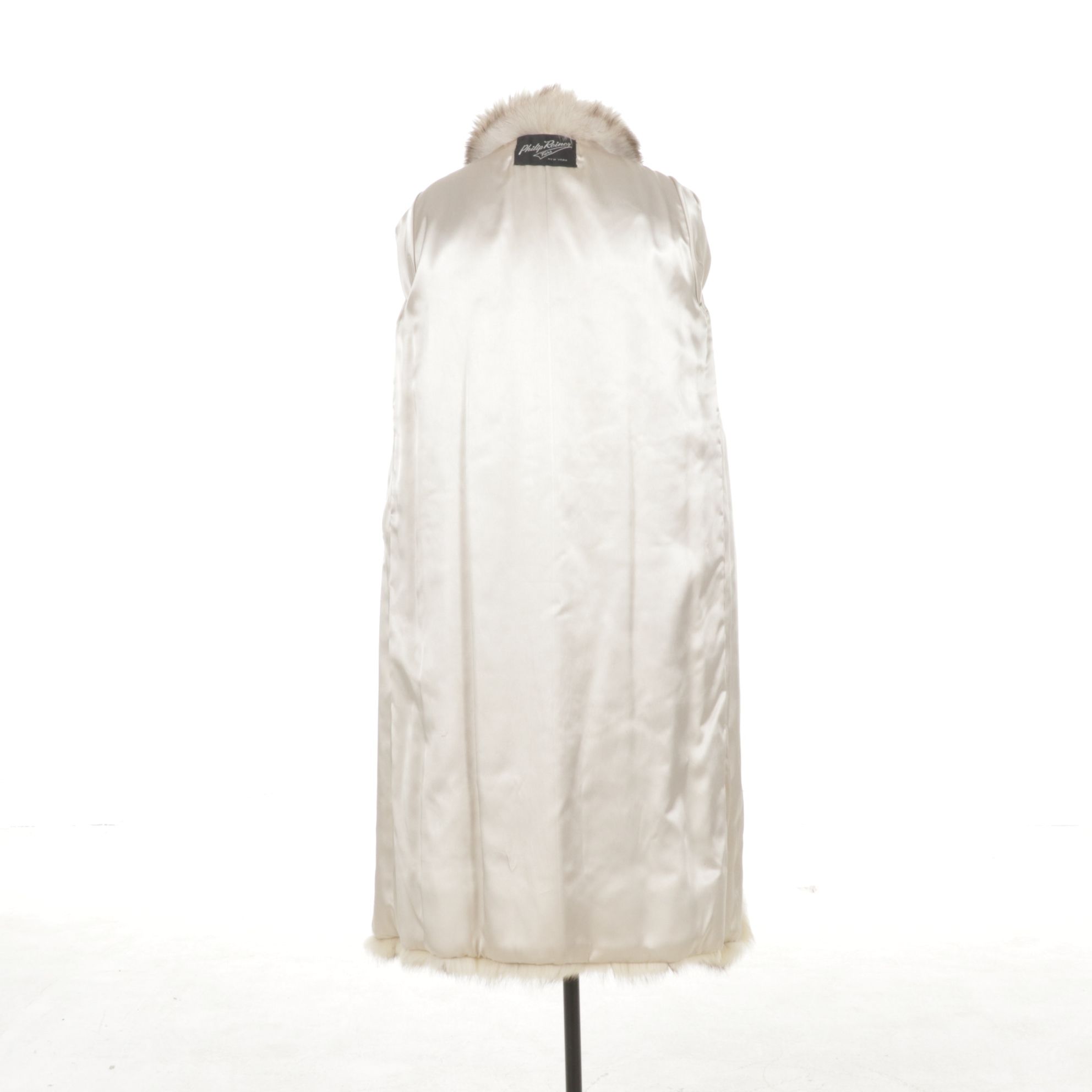 Norwegian Blue Fox Full Length Fur Coat by Philip Reiner Furs