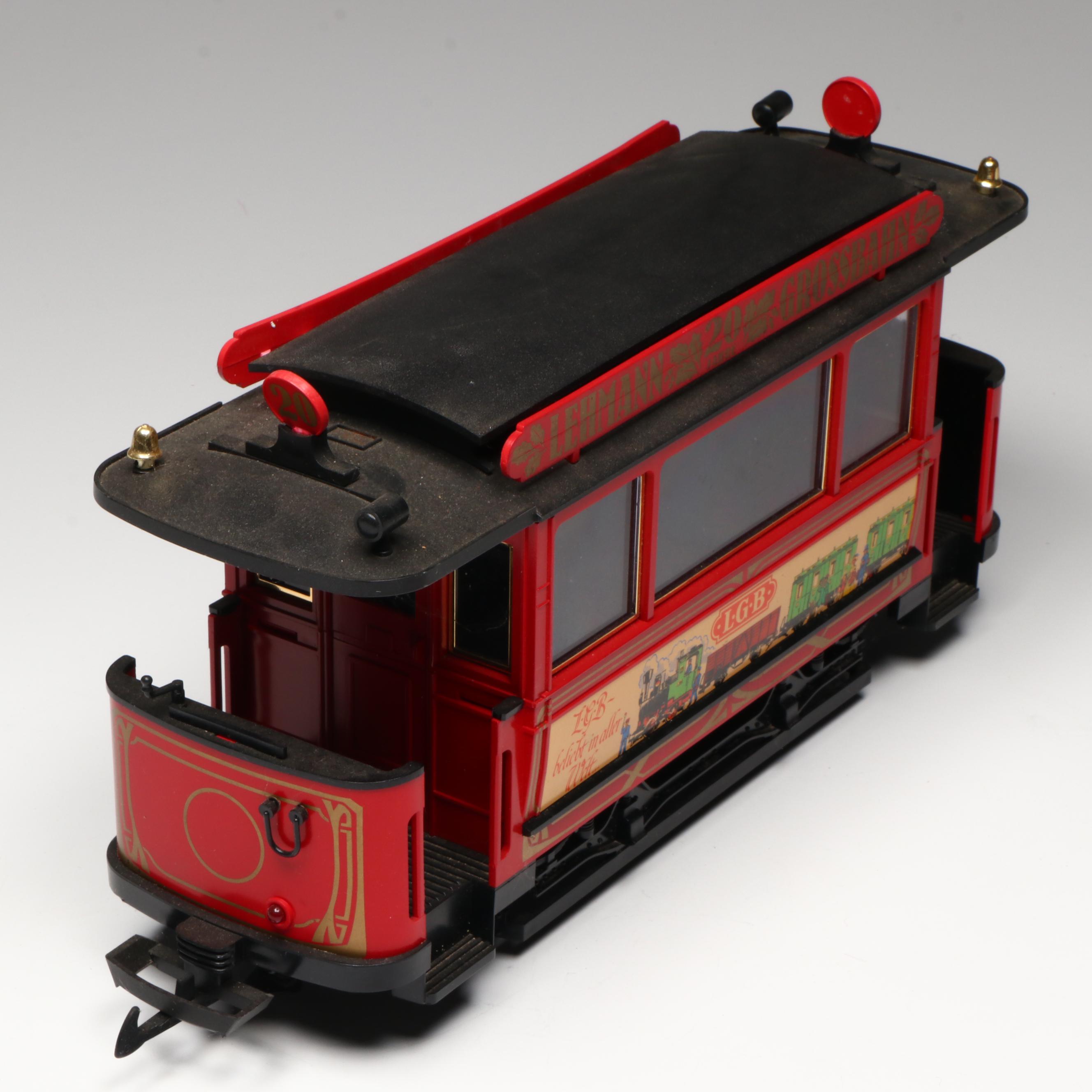 LGB G Scale 20th Anniversary Trolley Set