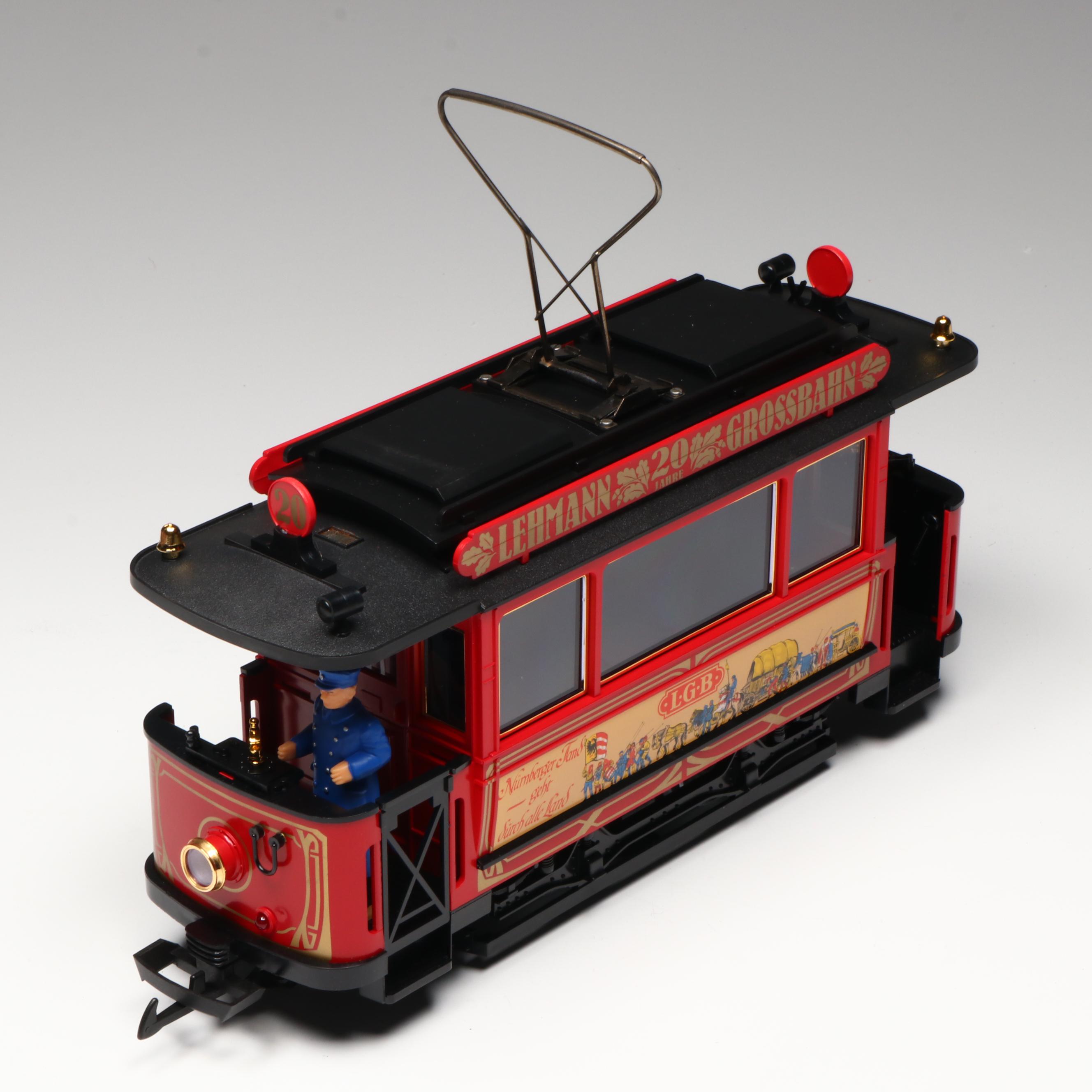 LGB G Scale 20th Anniversary Trolley Set